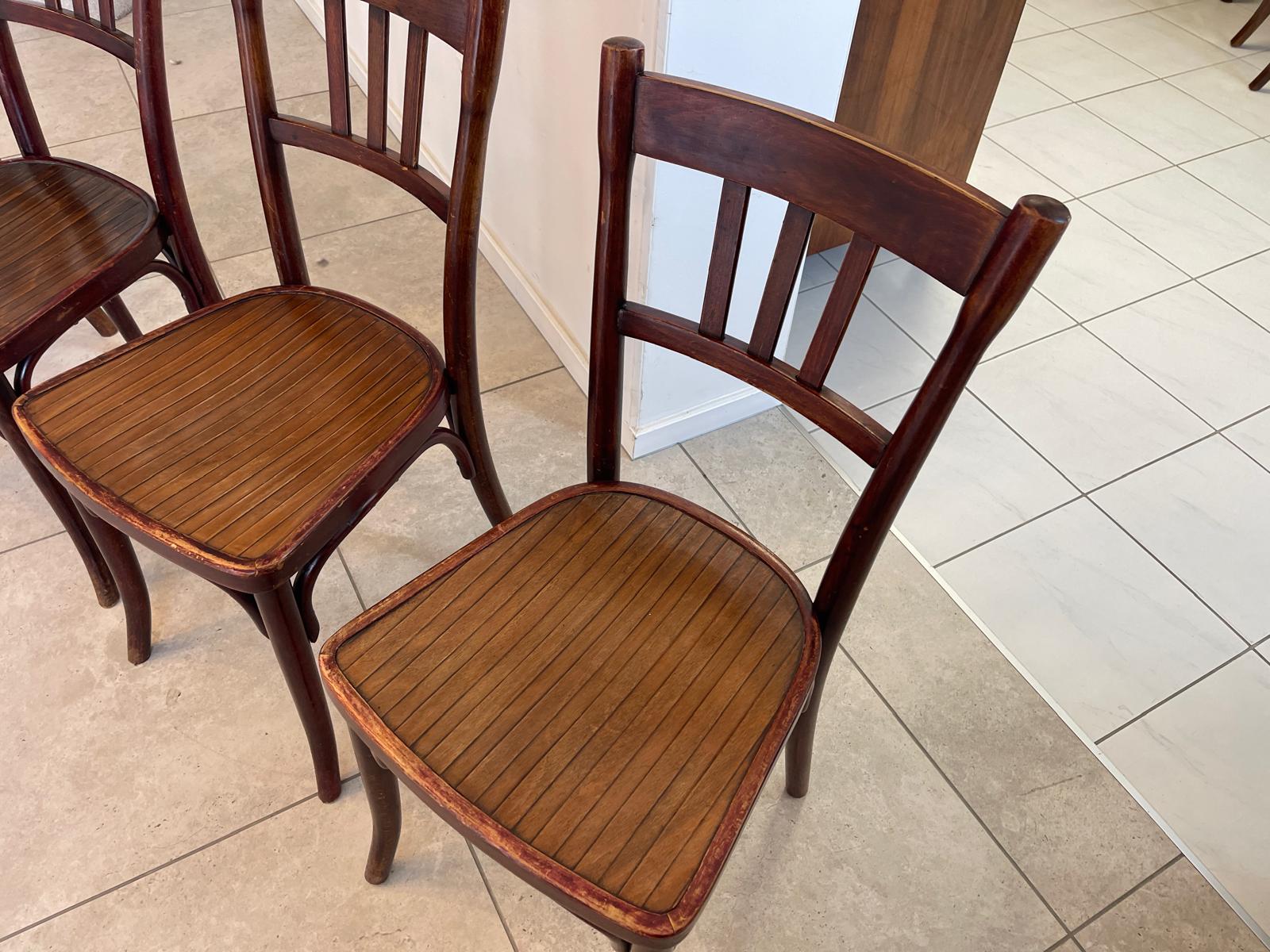 4er Set Mundus Sessel Wien – Stabiler Relaxsessel aus Bugholz Ensemble G1196