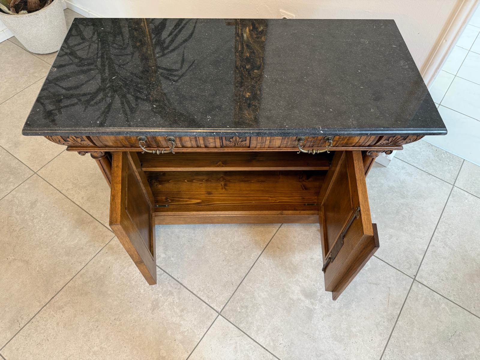 Sale Gründerzeit Anrichte Säulen Kommode Original Waschtisch G2248