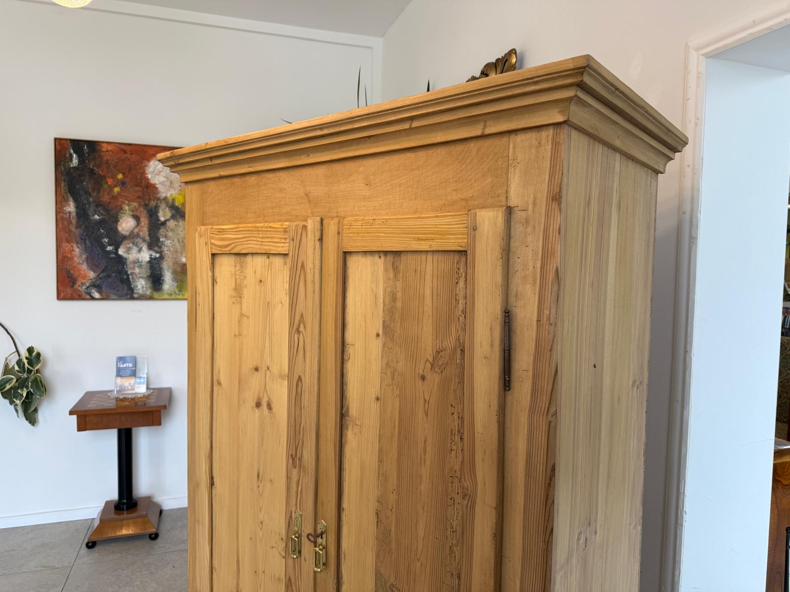 Bauernschrank Steirisch Biedermeier Naturholzschrank D2270