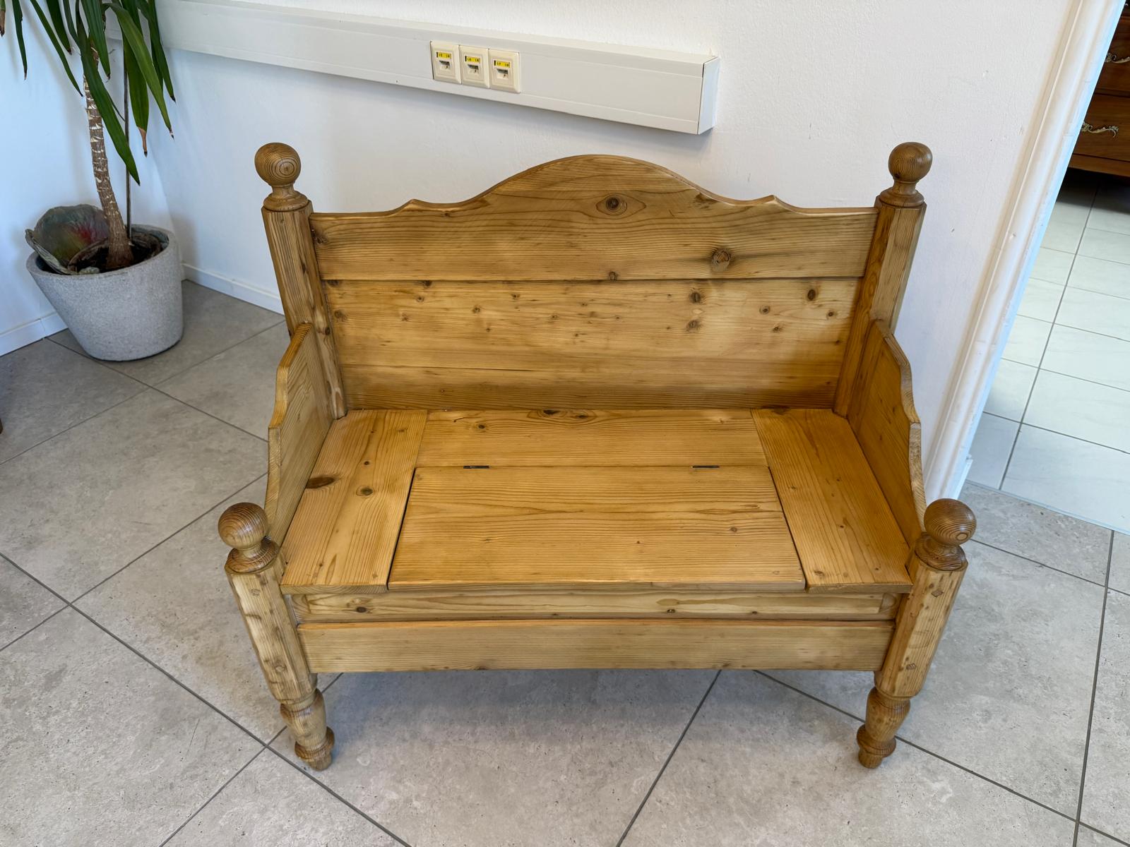 Uriges 2er Bankerl Gründerzeit Bank Bankerl Sitzbank Holzbankerl  G1931