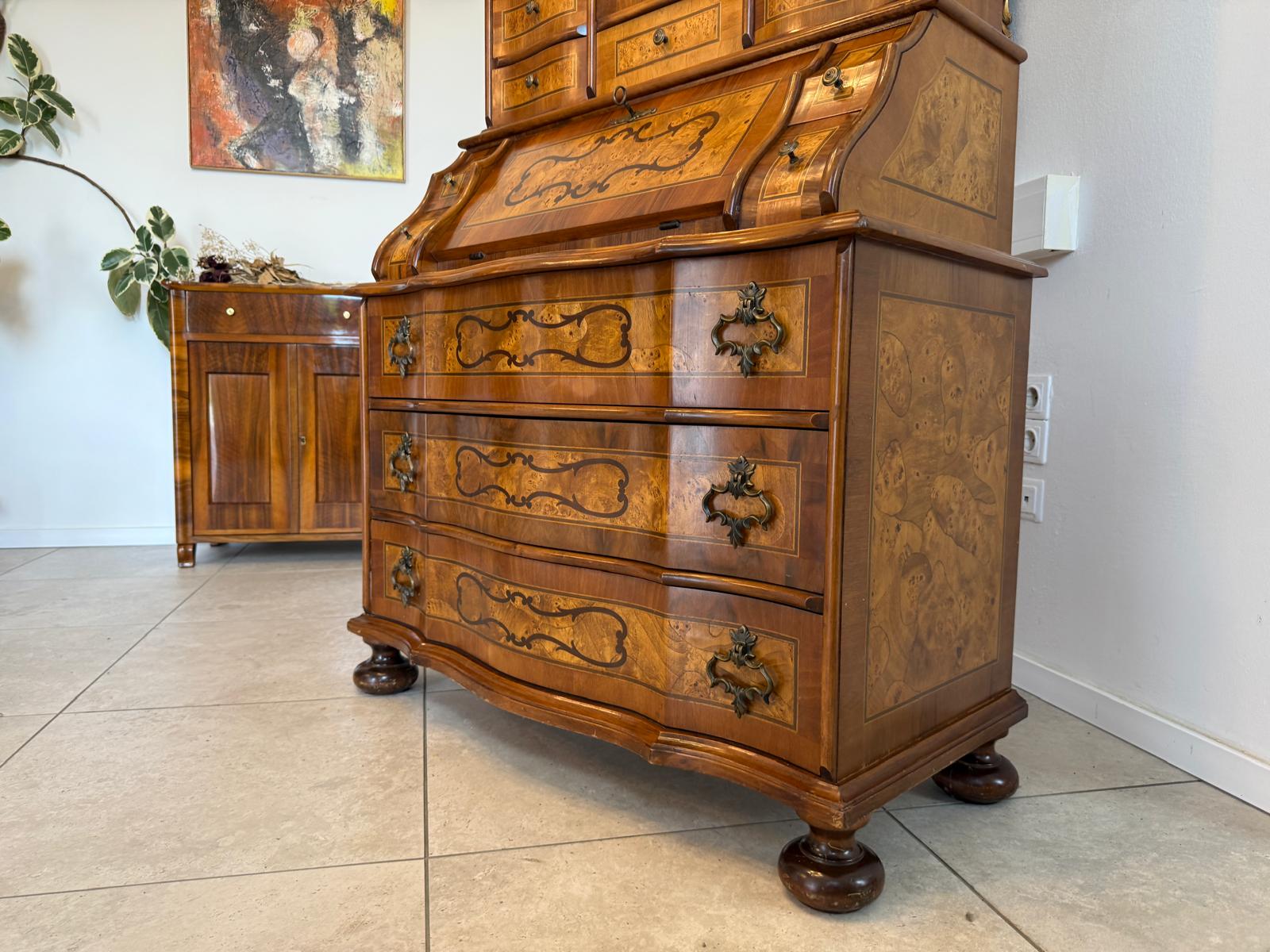 Tabernakel Barockstil Aufsatzsekretär Ladenschrank Stilmöbel D2924