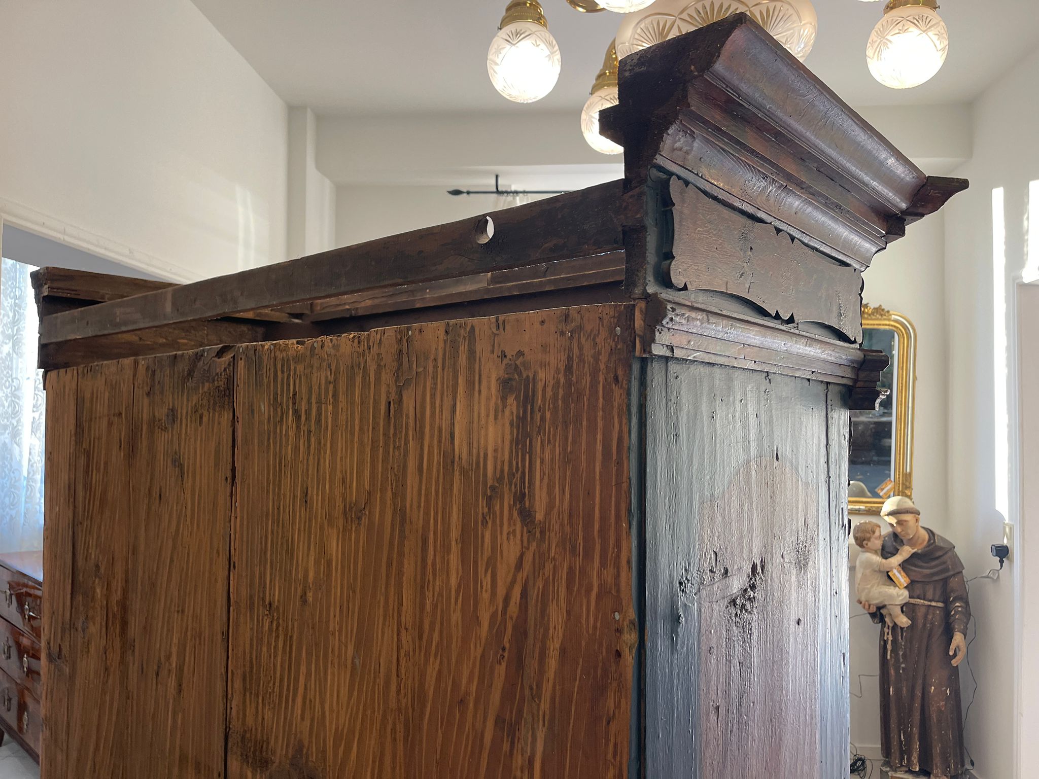 Bayrischer Bauernschrank Schrank Handbemalt A5498