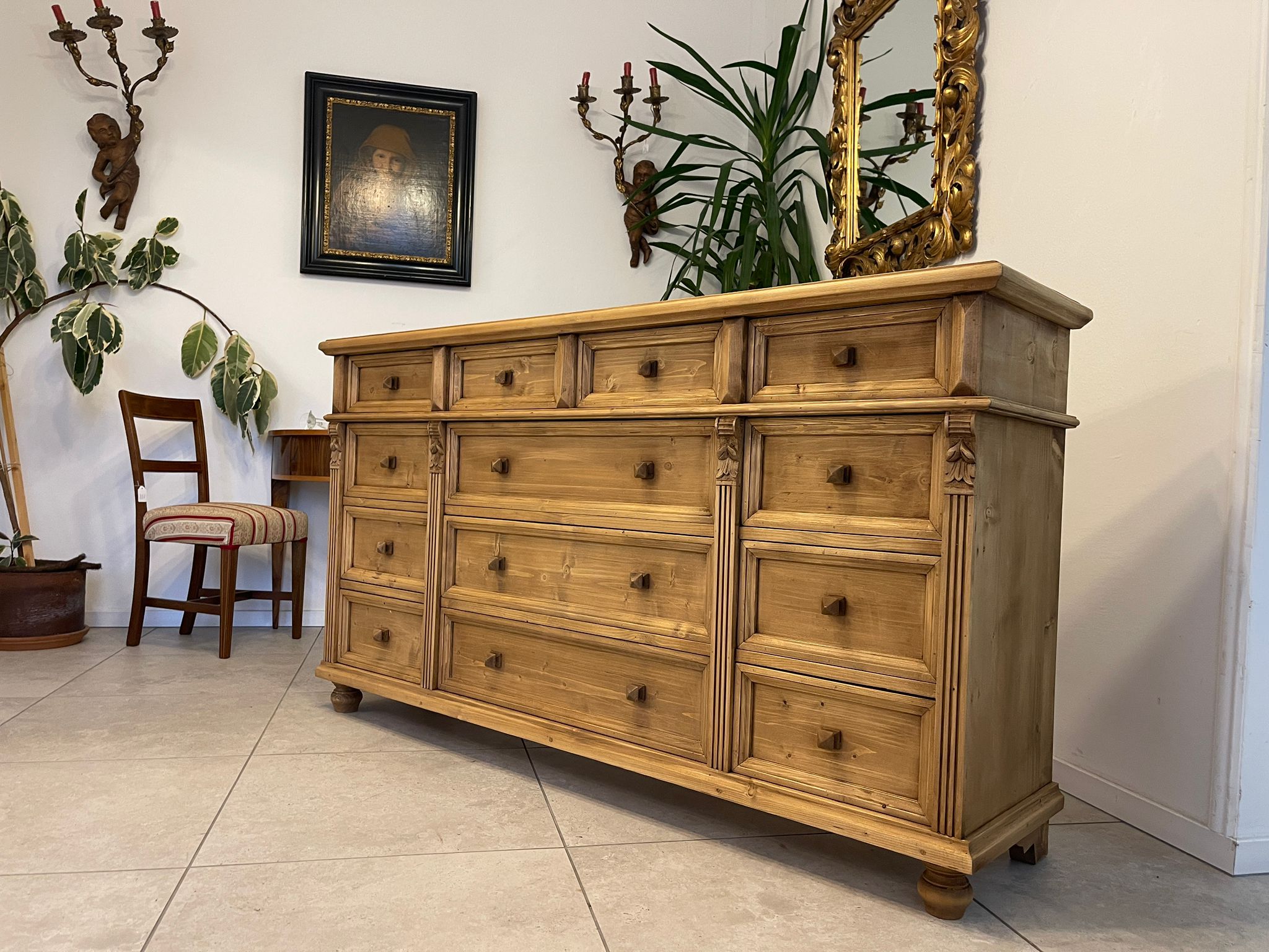 Massivholzkommode Ladenkommode Bauernmöbel Bauernmöbel G1041