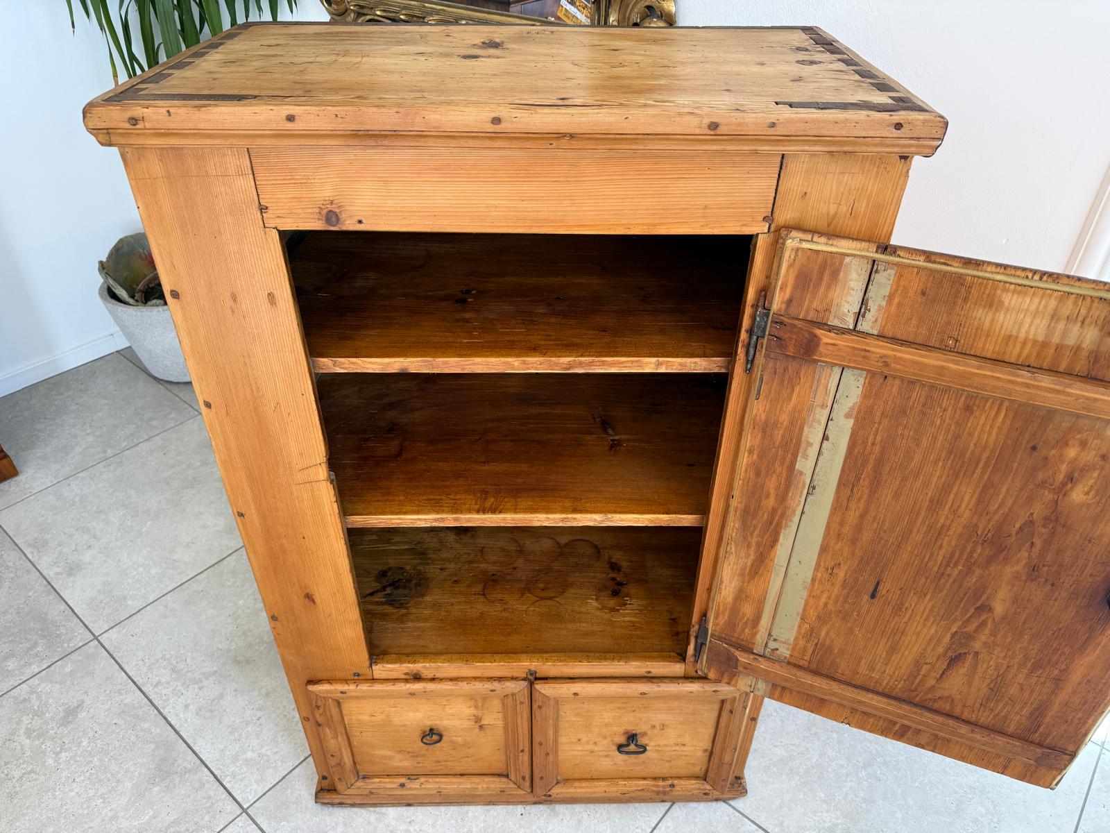 Speiskasten Biedermeier Bauernkasten Küchenschrank D2493