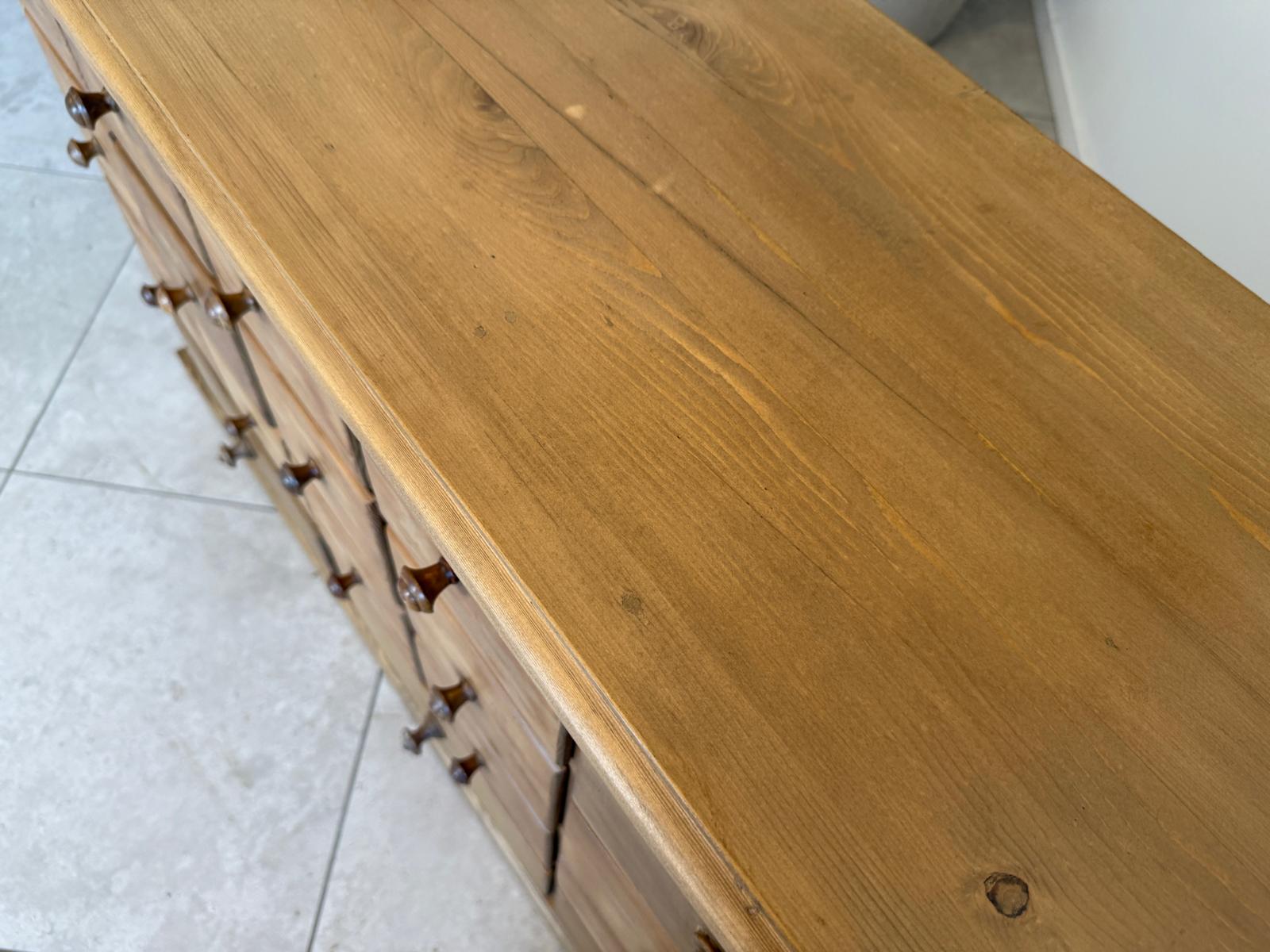 Restaurierte 21 Laden Biedermeier Kommode Ladenkommode Bauernmöbel G1790