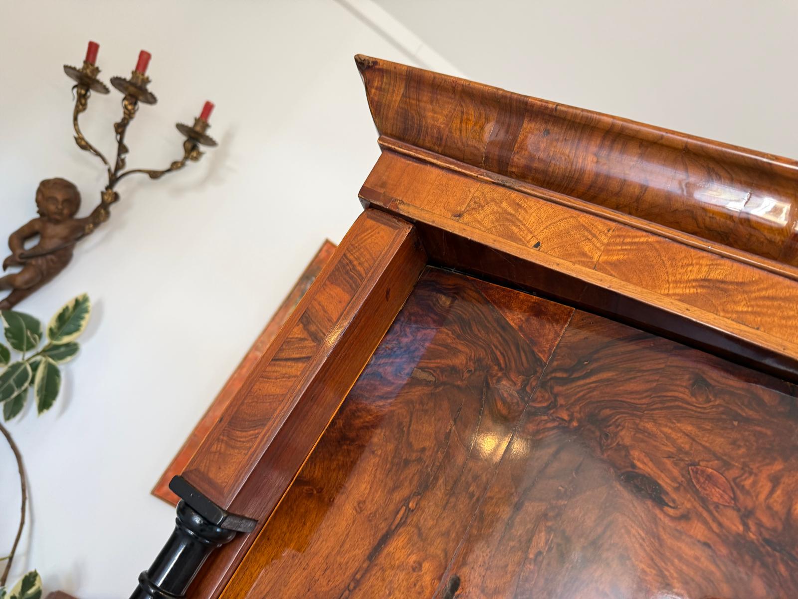 Sale Empire Säulen Hallenschrank Restauriert Antik Antiquität D1209