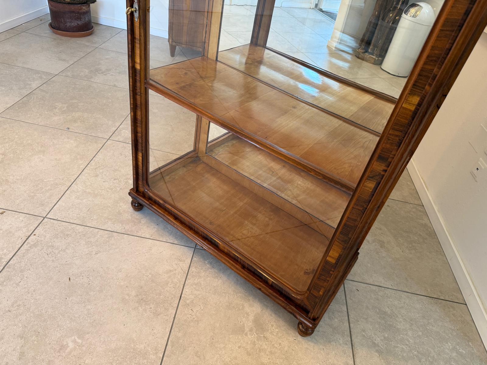 Antiquität Biedermeier Vitrine Bücherschrank Antiquität G1965