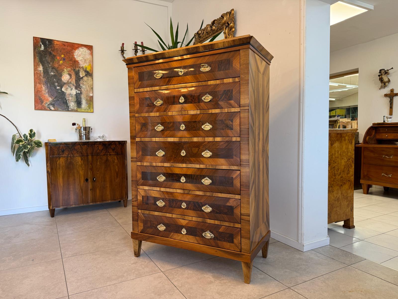 Sale Restaurierte Biedermeier 7 Ladenkommode Wochenkommode G1966
