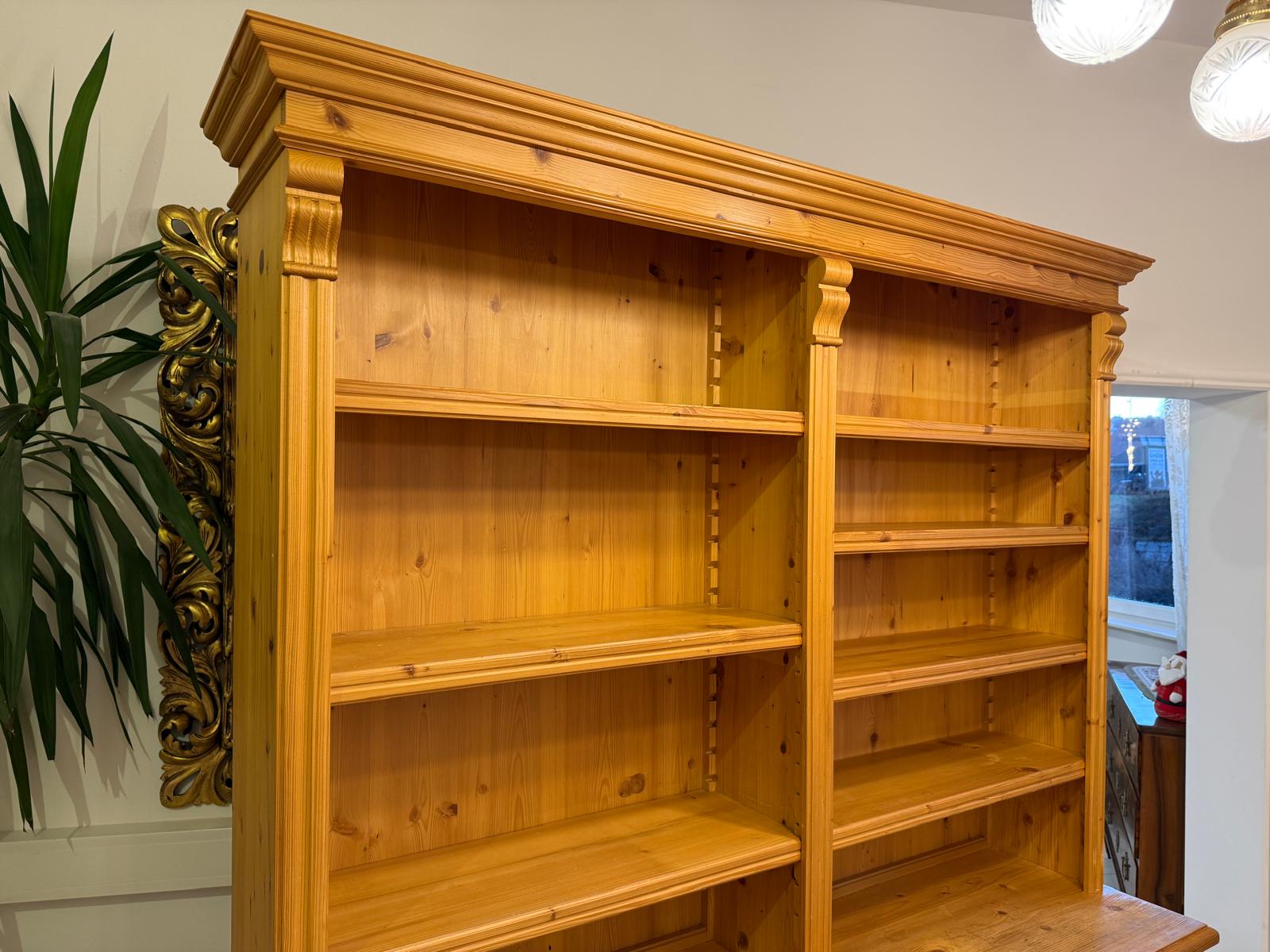 Grosses Bücherregal Stellage Bücherschrank Bauernkasten Bücherwand G2408