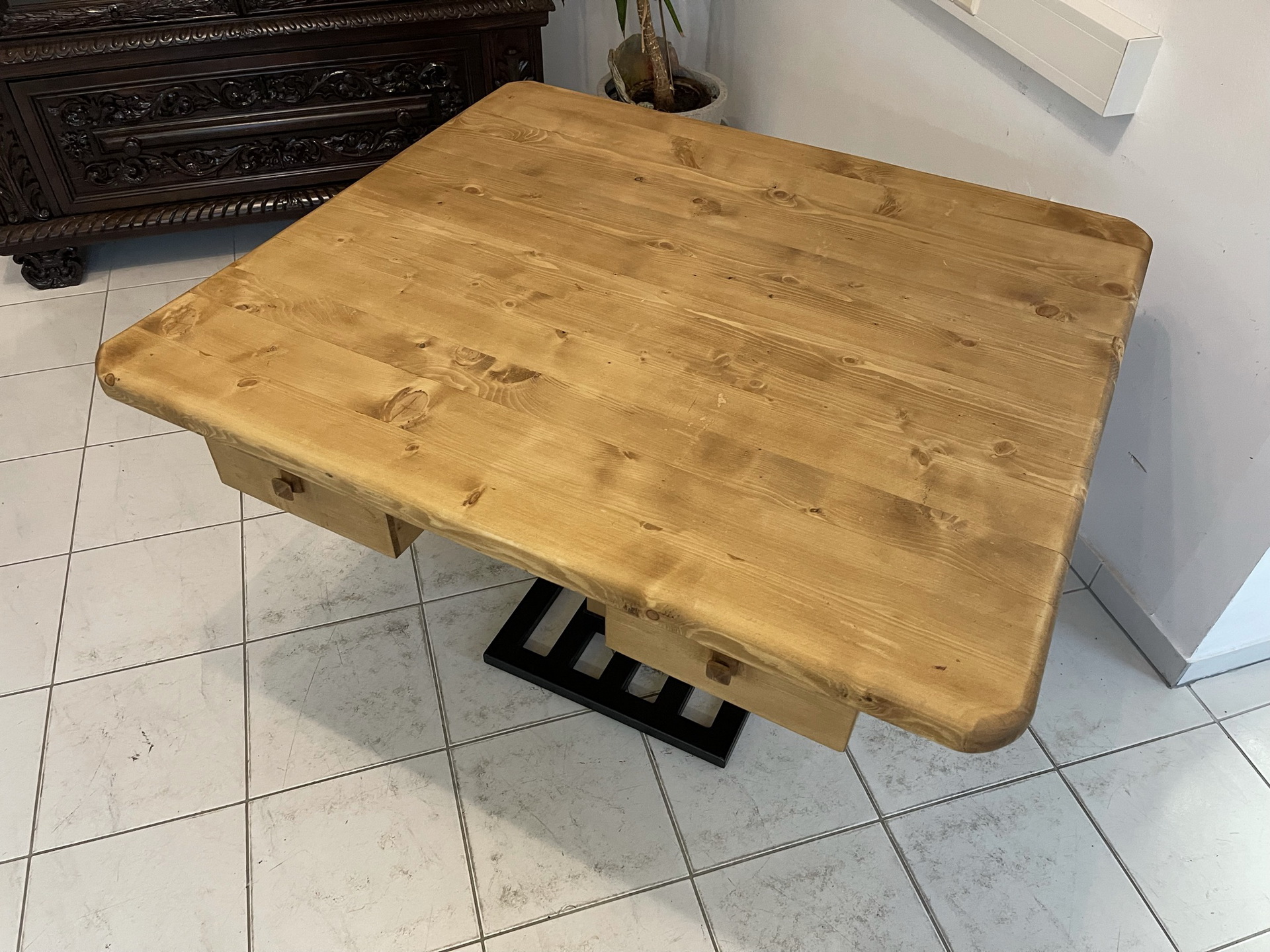 Bäuerlicher Tisch Bauerntisch Massivholzmöbel Modernes Design A3337