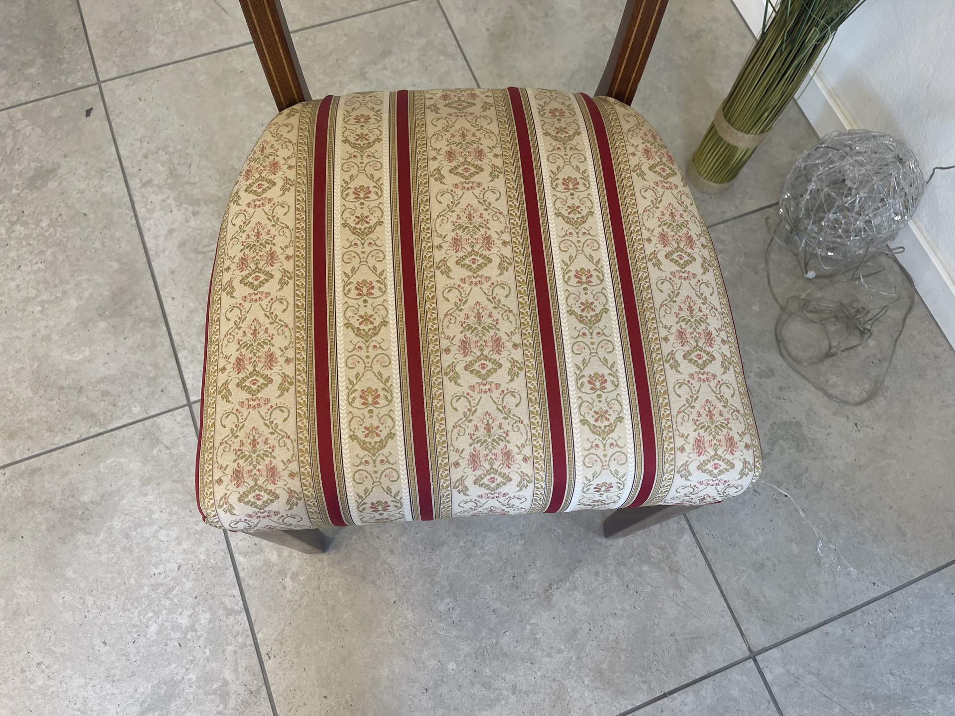 Biedermeier22 Restaurierter Englischer Sessel Nussholz Stuhl A4277