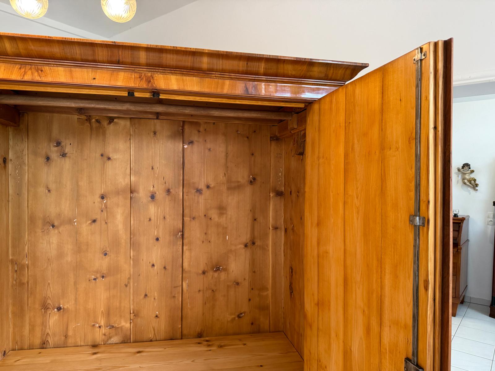 SALE Restaurierter Biedermeier Schrank Kirschholz Hallenschrank Antiquität G1827