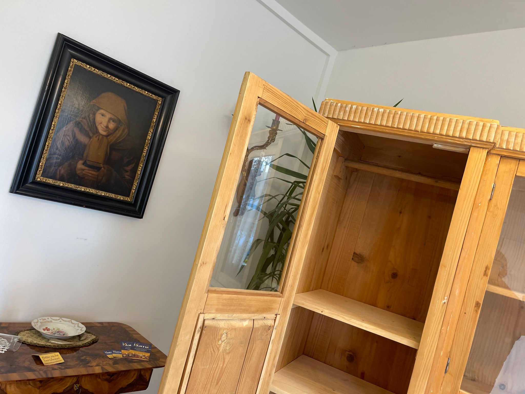 Jugendstil Garderobenschrank Dielenschrank Bauernmöbel G1514