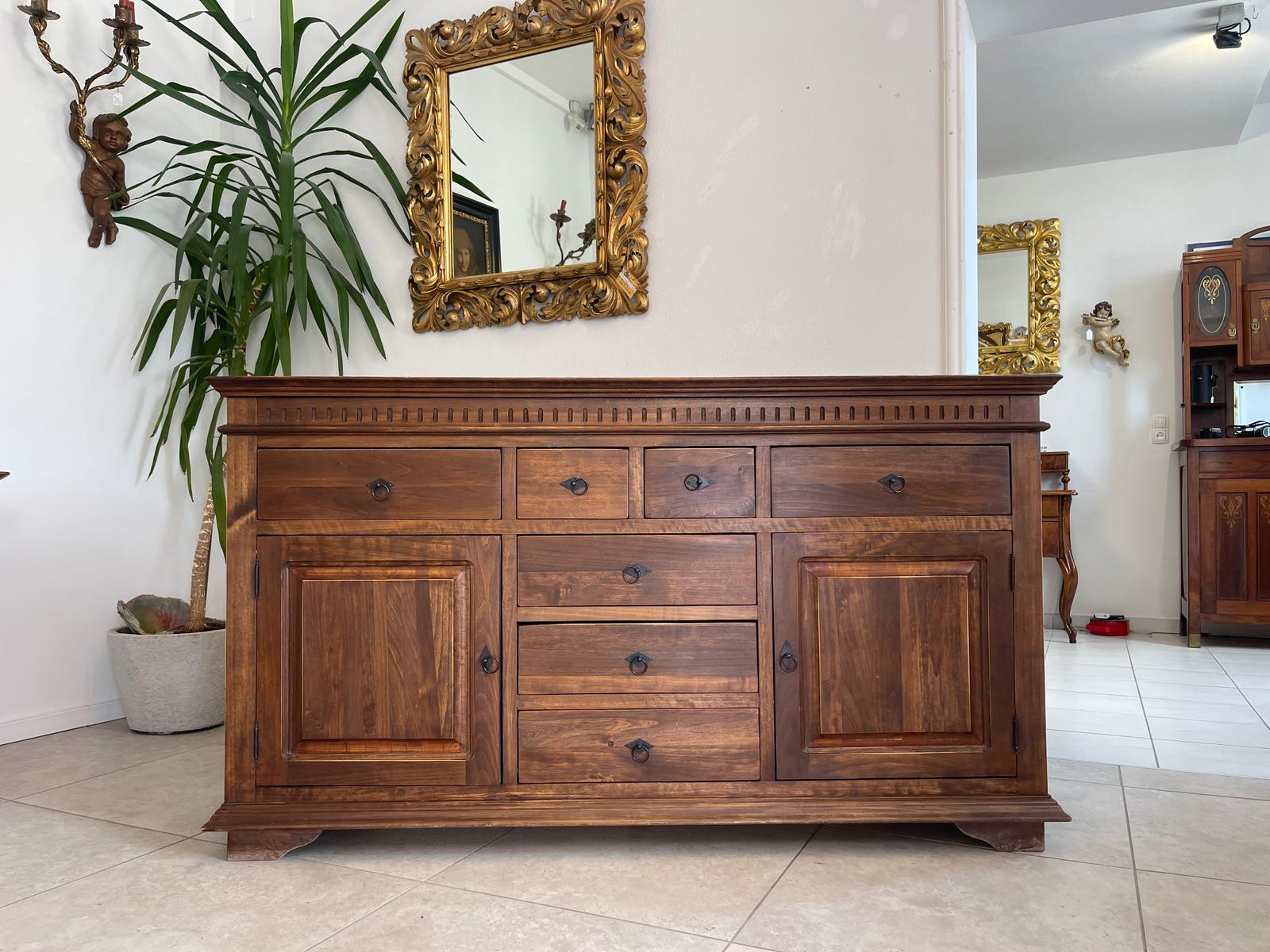 Kommode im Kolonialstil Englisch Anrichte Sideboard um 1980 G1621