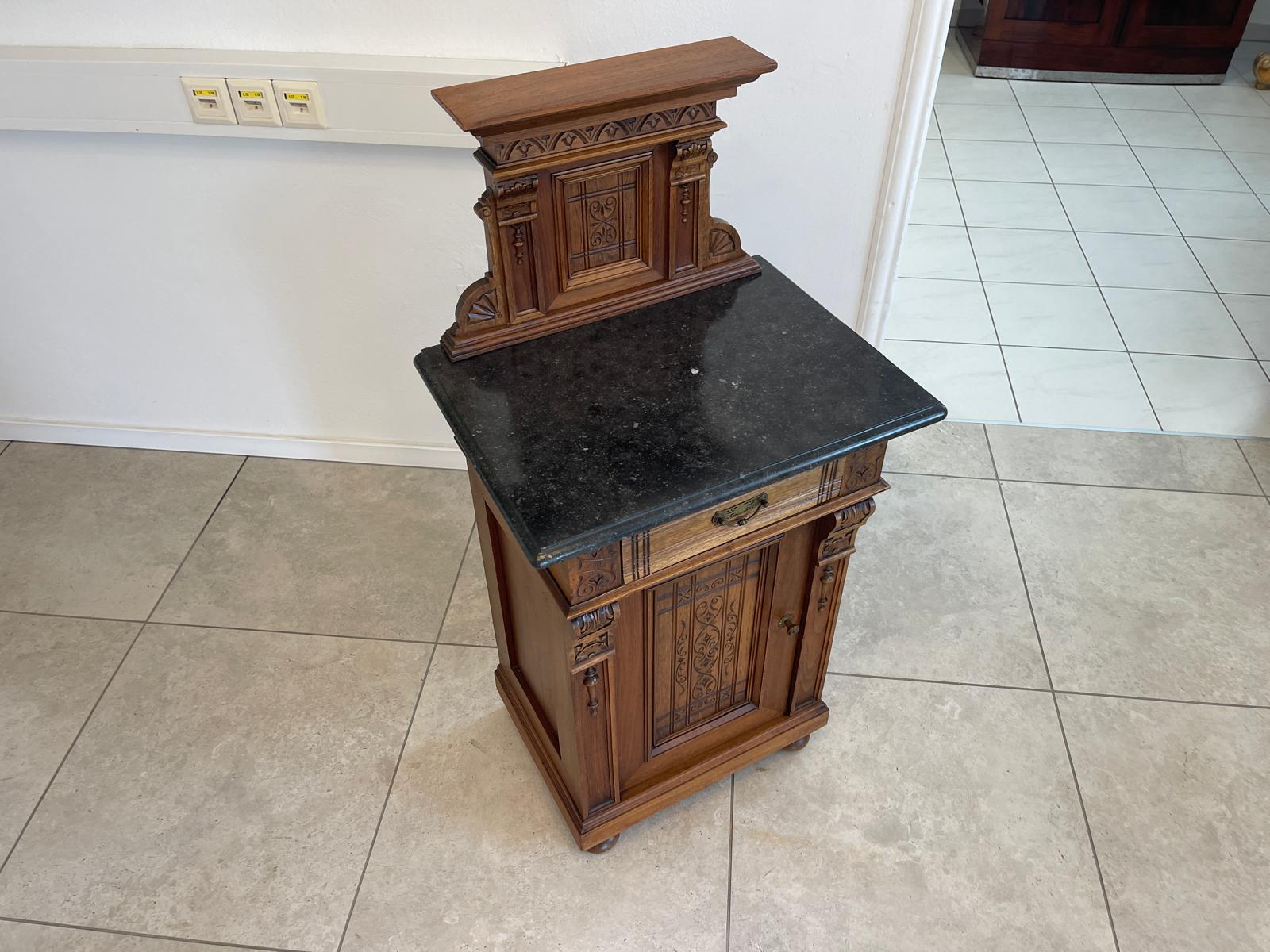 Originales Gründerzeit Historismus Nachtkasterl Anrichte Antiquität G1349