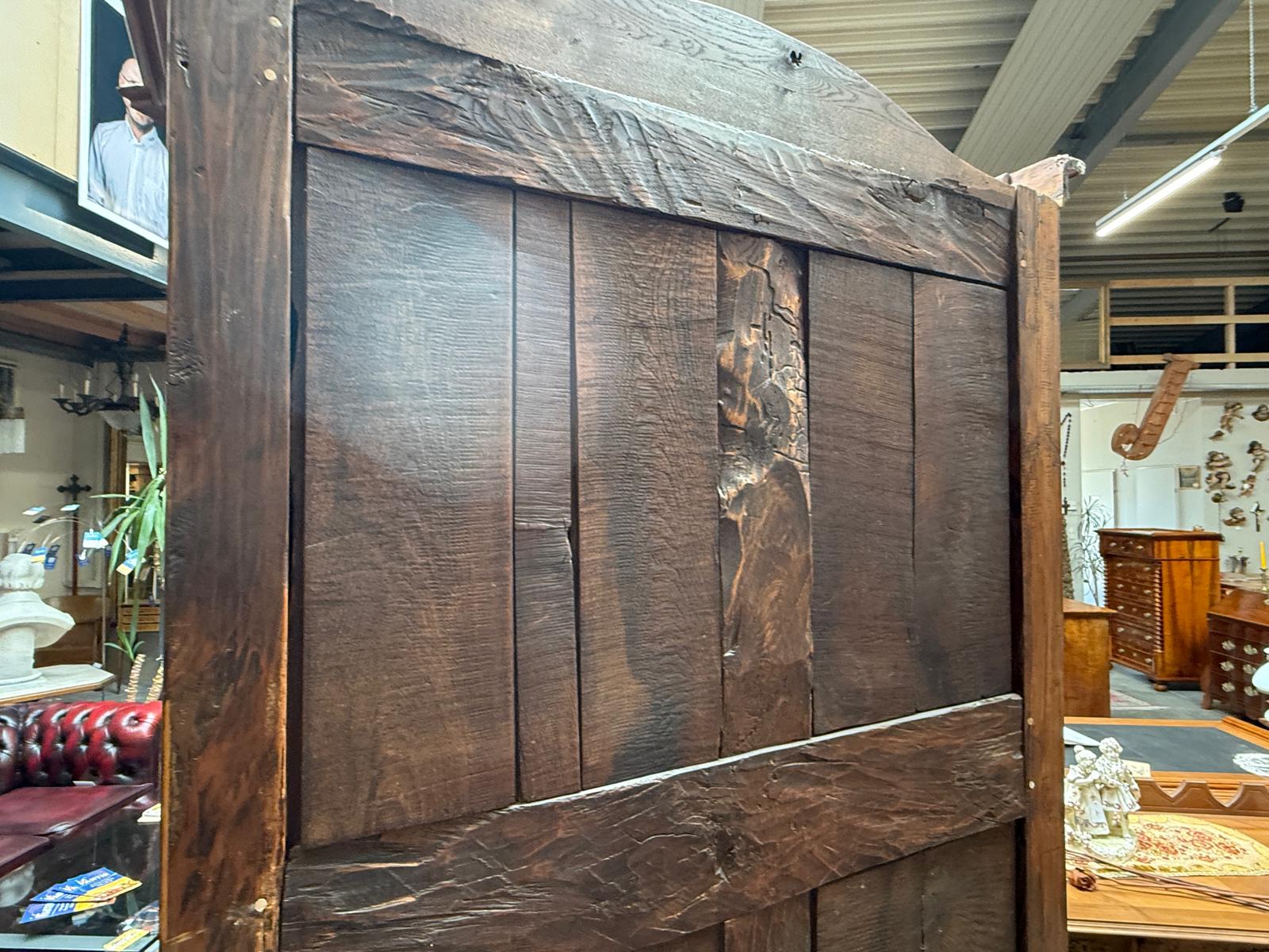 Kabinettschrank um 1800 – viertürig, Nussbaum, Originalzustand Antiquität ifantik G2036