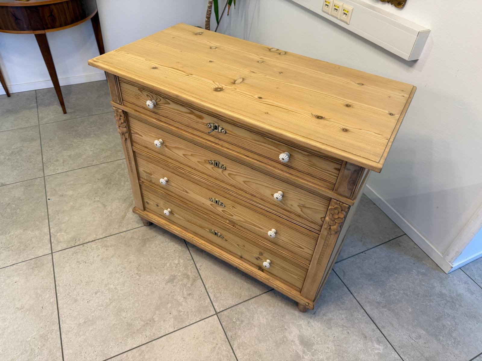 Restaurierte Jugendstil Kommode Ladenkommode Weichholz G2382