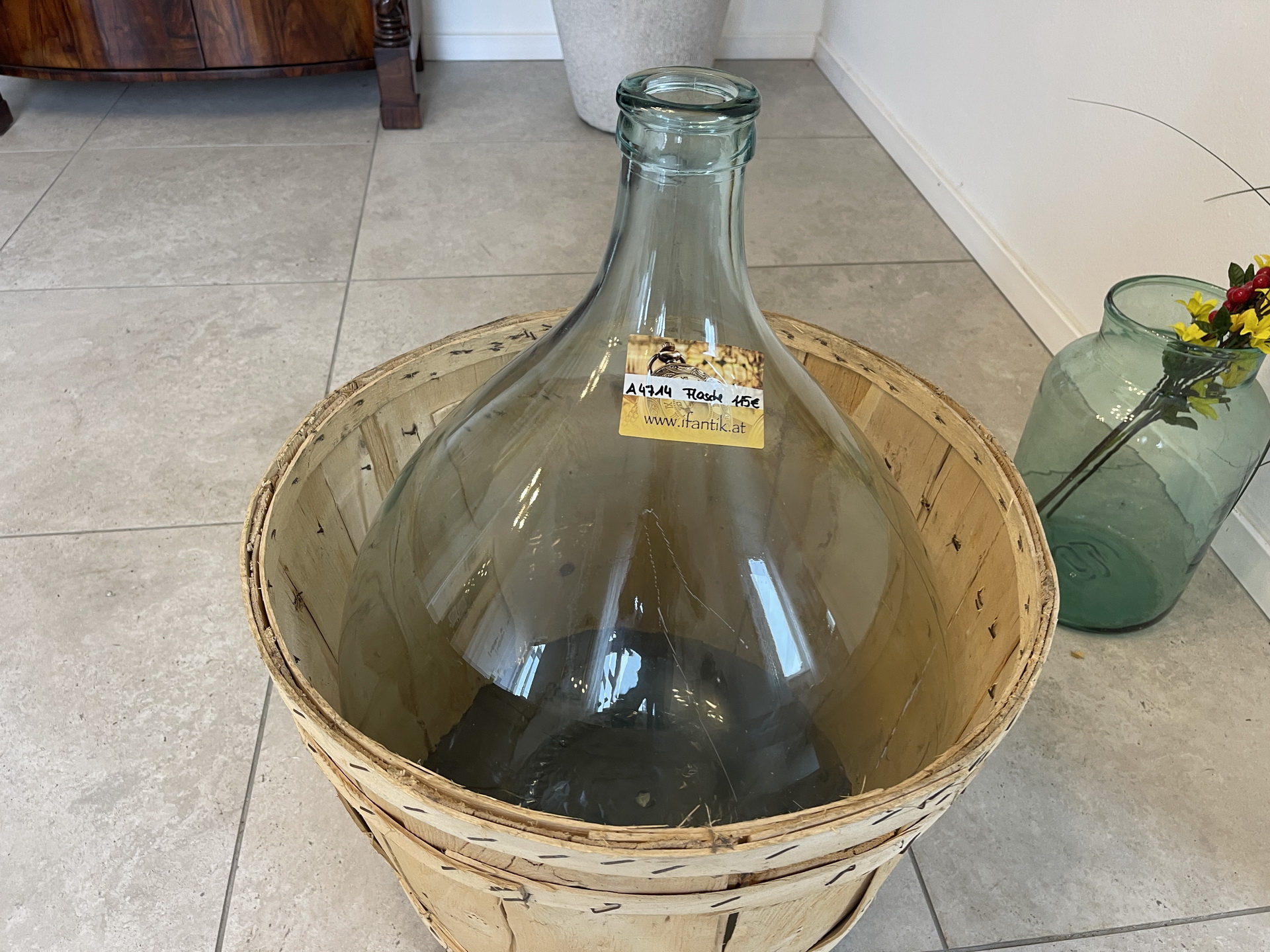 IMG_43157VR5FJwfZnSDg Alte Ballonflasche Weinballon, Gärballon, Ballonflasche A4714