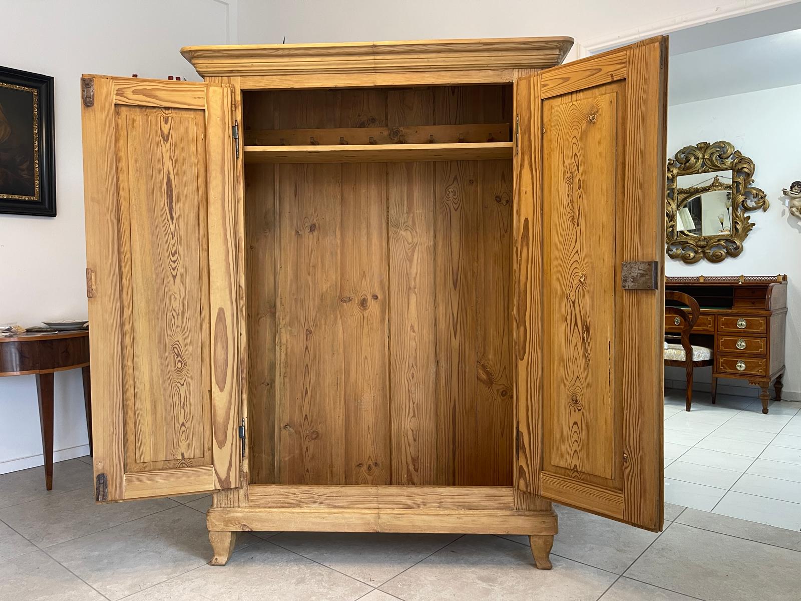 Steirischer Biedermeier Bauernschrank Naturholzschrank G1148