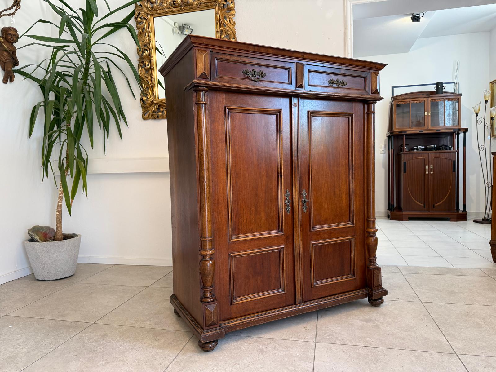 Originale Gründerzeit Anrichte Schrank Vertiko Schrank G1601