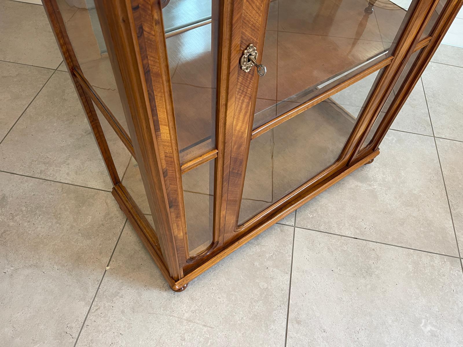 SALE Gründerzeit Vitrine Bücherschrank Sammlervitrine Antiquität G1187