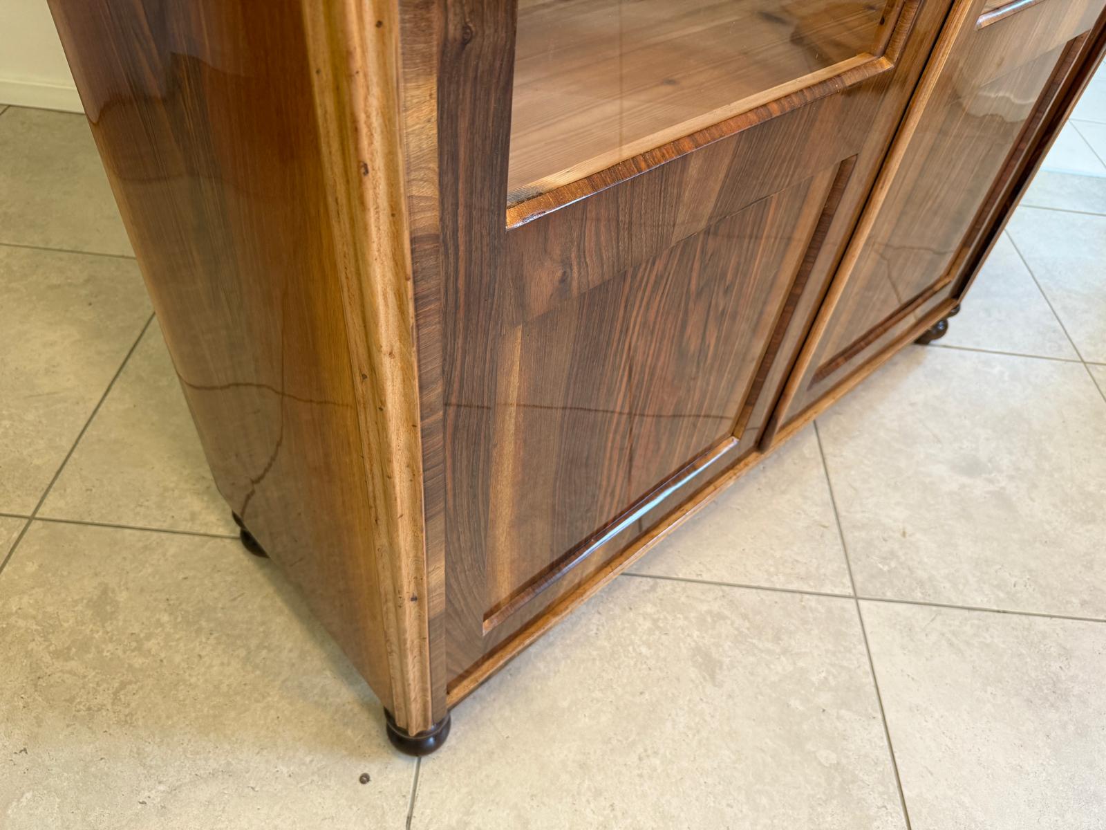 Sale Restaurierte Biedermeier Vitrine Bücherschrank Glasschrank G2046