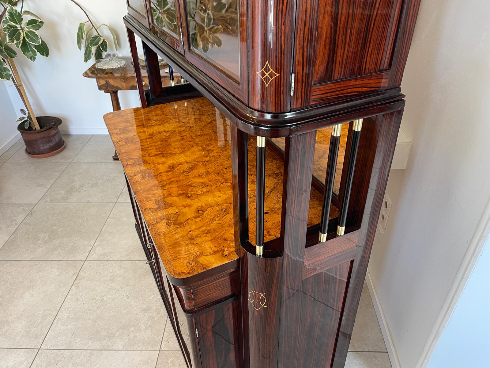 SALE Restauriertes Jugendstil Kredenz Etagere  Bücherschrank Traum Antiquität G1444