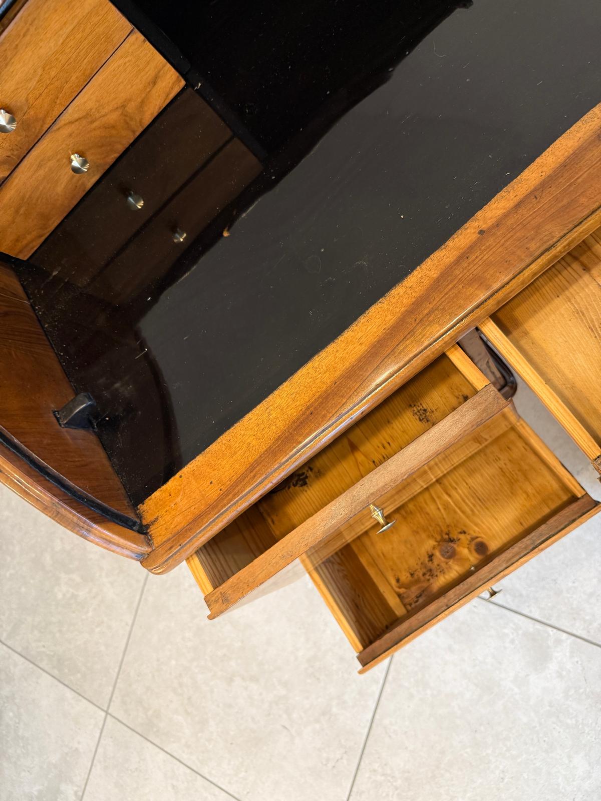 Sale Restauriert Barock Rolladen Sekretär um 1780 Antiquität G2049