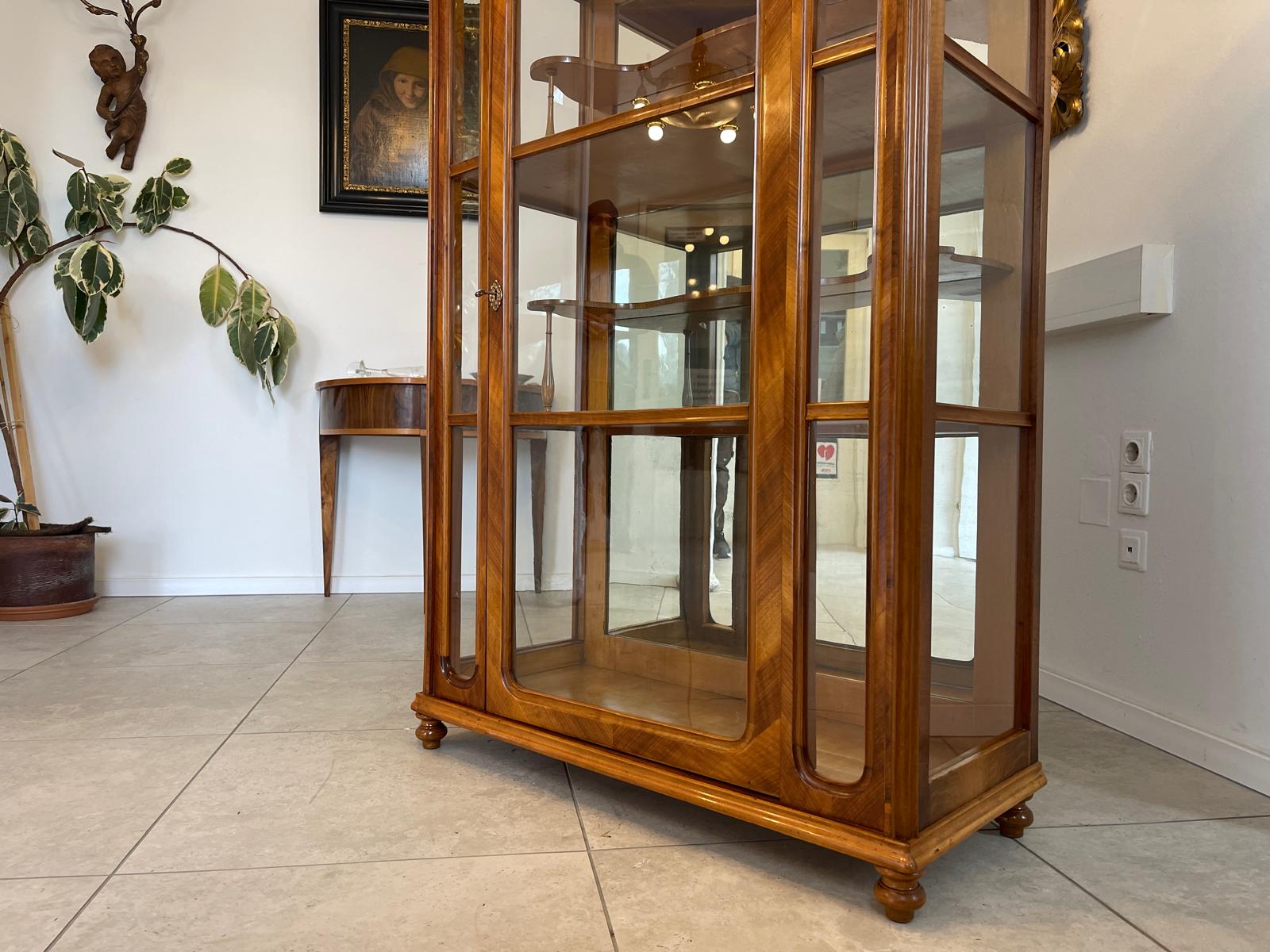 SALE Gründerzeit Vitrine Bücherschrank Sammlervitrine Antiquität G1187