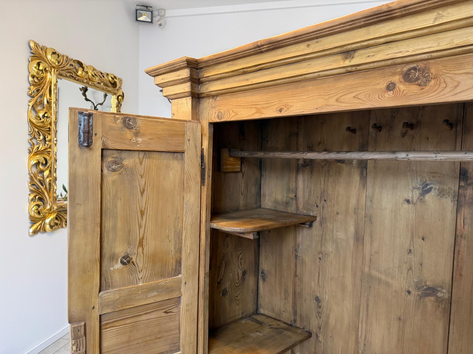 Originaler Bauernschrank Biedermeierschrank Hallenschrank Bauernkasten D1116