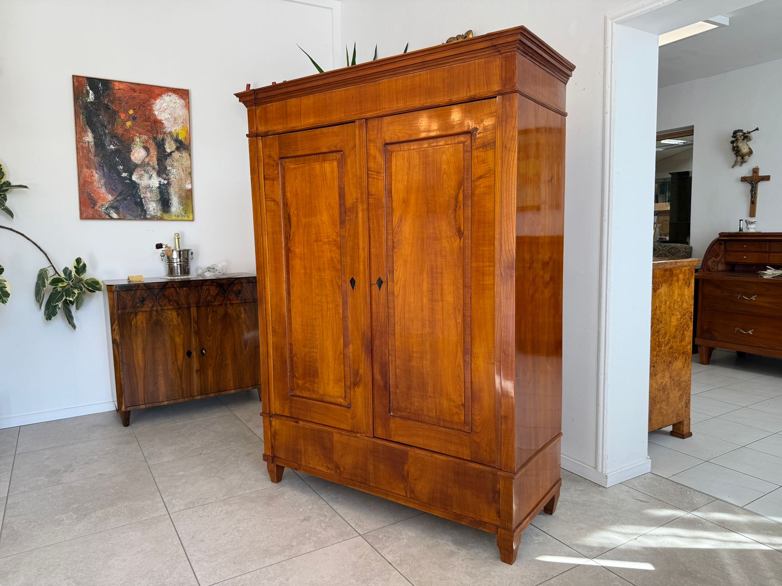 SALE Originaler Biedermeier Schrank Kleiderkasten Hallenschrank G1925