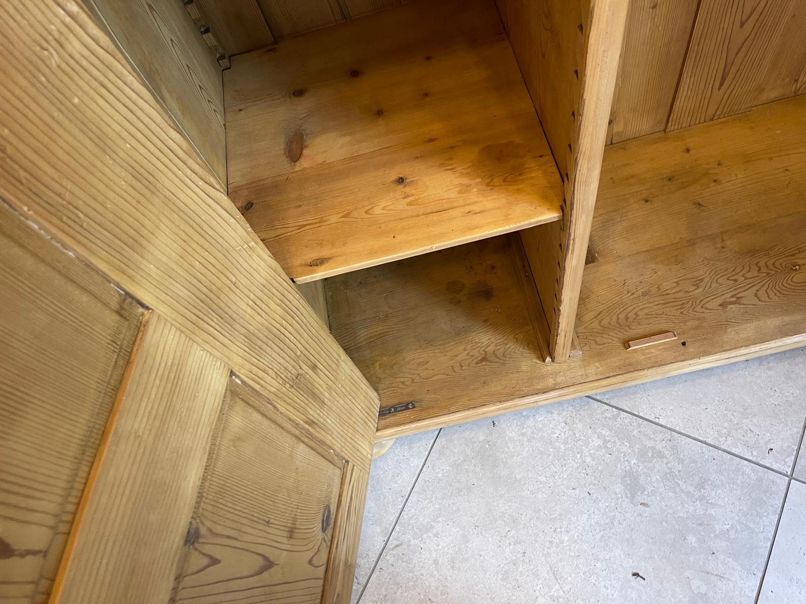 Steirischer Gründerzeit Bauernschrank Naturholzschrank G1091
