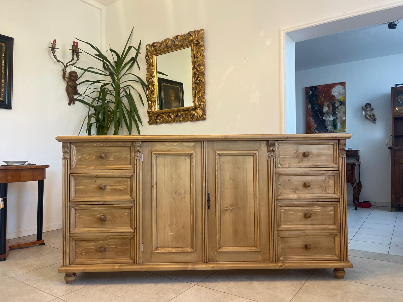 Massivholzkommode Ladenkommode Bauernmöbel Bauernmöbel Bauernschrank G1298