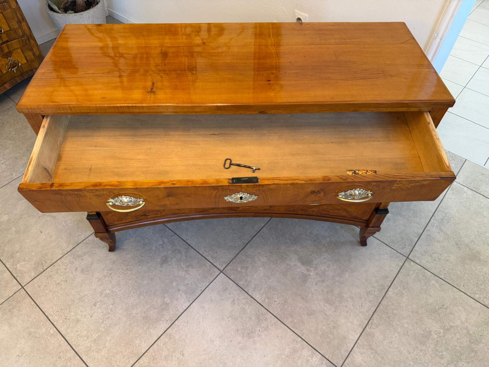 Restaurierte Empire / Biedermeier Kommode 3 Ladenkommode D2603