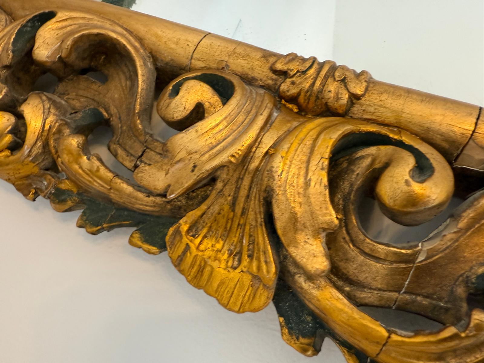 SALE Florentiner Spiegel Akanthusblattschnitzkunst Holzschnitzerei G2173