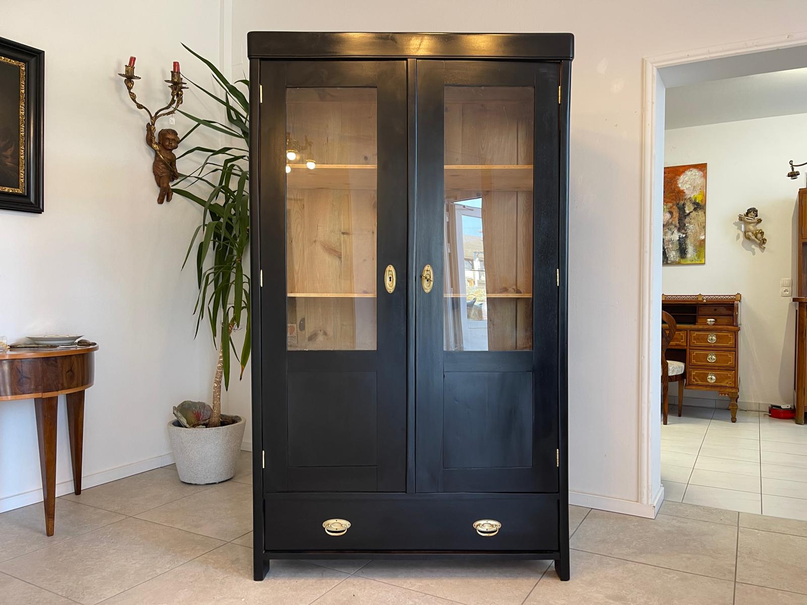 Sale Jugendstil Vitrine / Bücherschrank/ Antiquität Designermöbel G1183