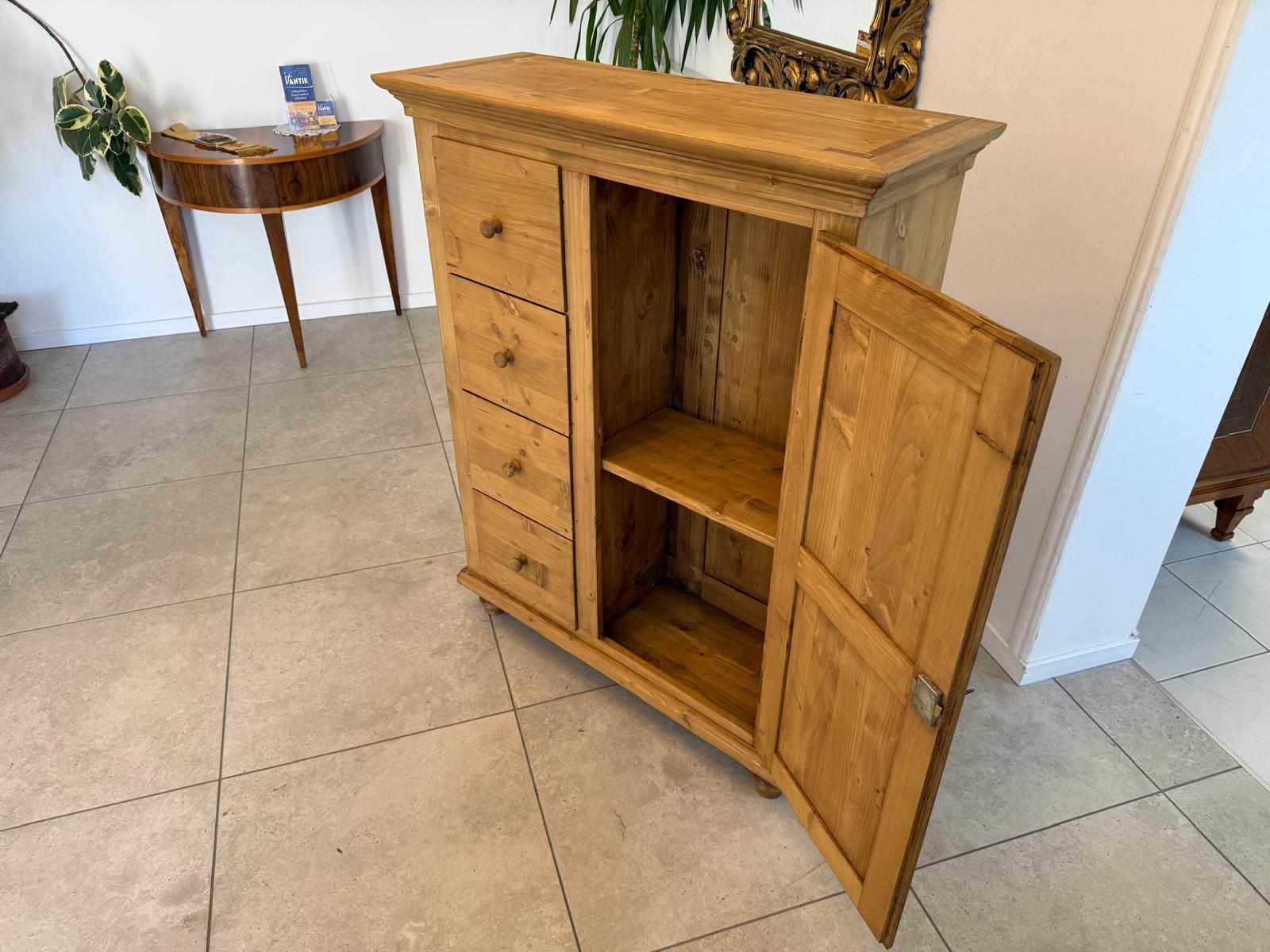 Brotschrank Almerschrank Speiskasten Bauernkasten Naturholzschrank  G2177