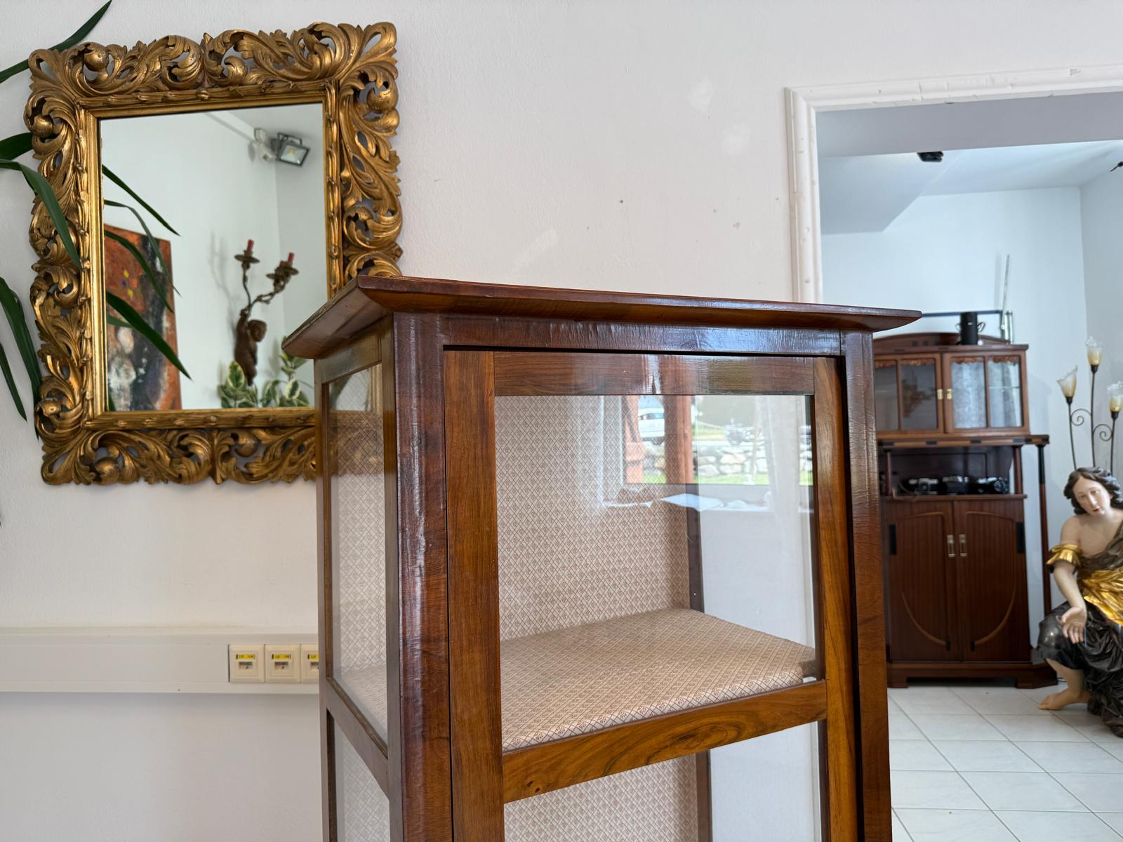 Stilvitrine Biedermeier Glasschrank Bücherschrank G1919