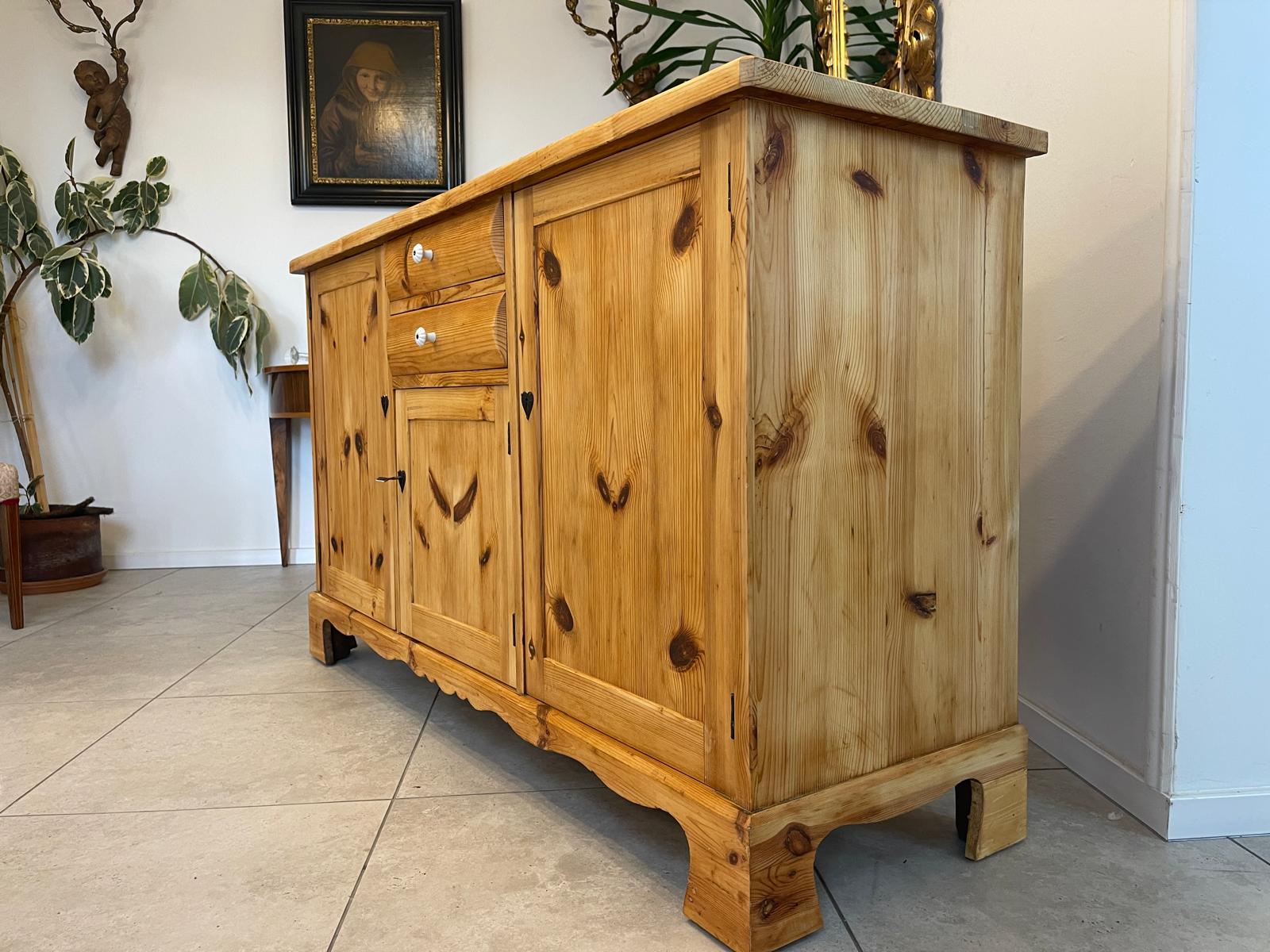 Zirbenholz Anrichte Sideboard Schrank Bauernmöbel A5167