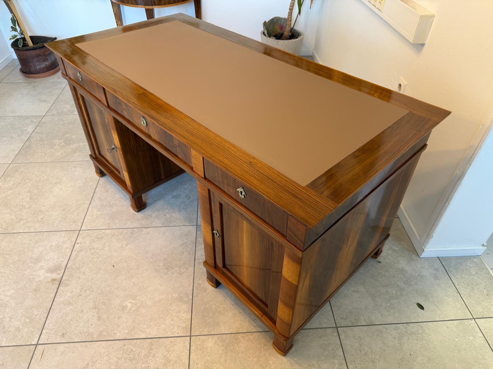 Restaurierter Biedermeier Schreibtisch Sekretär Bürotisch Antiqutität G2163