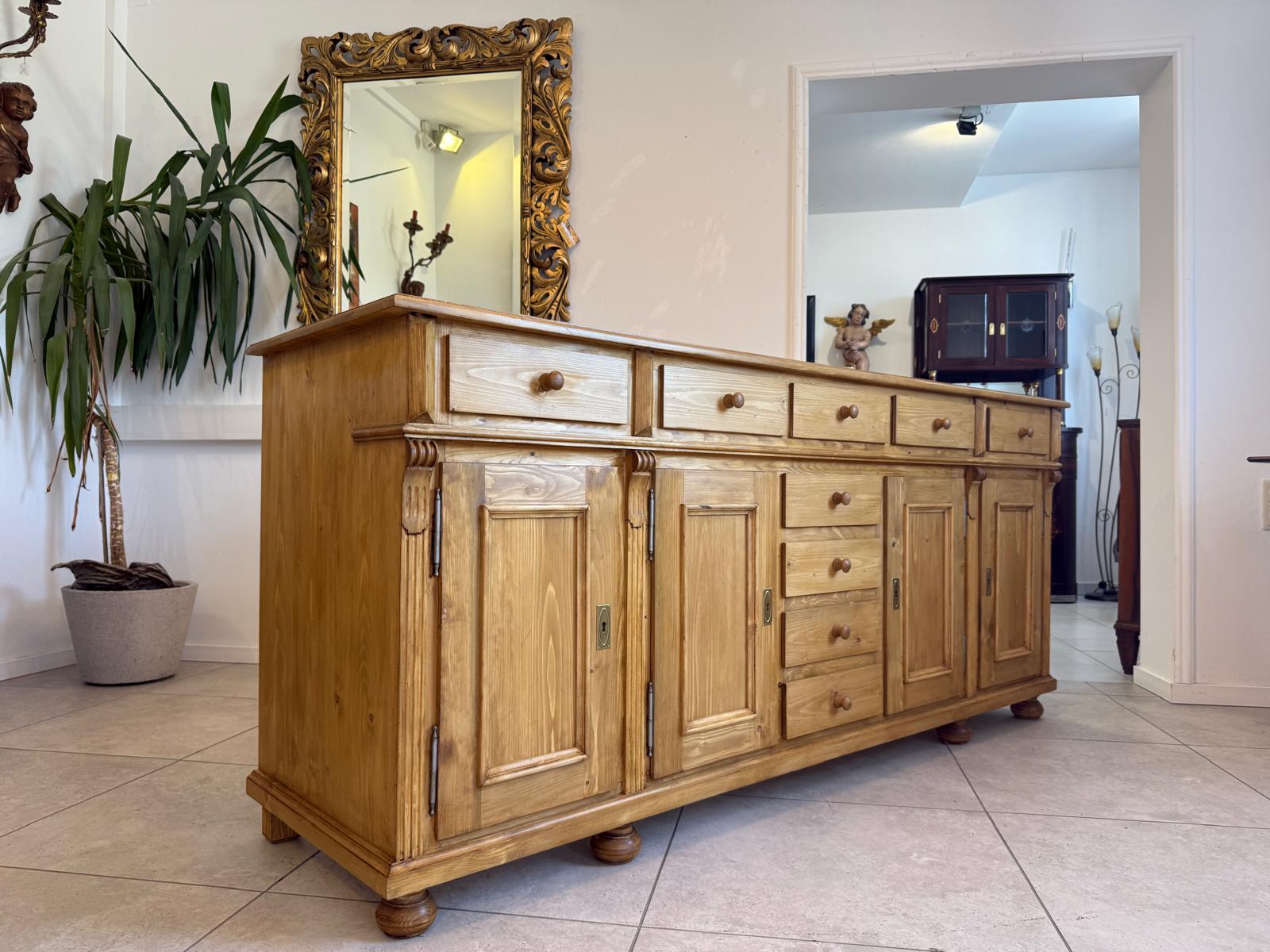 Gründerzeit Stil Apothekenschrank 9 Ladenkommode Bauernmöbel D2859