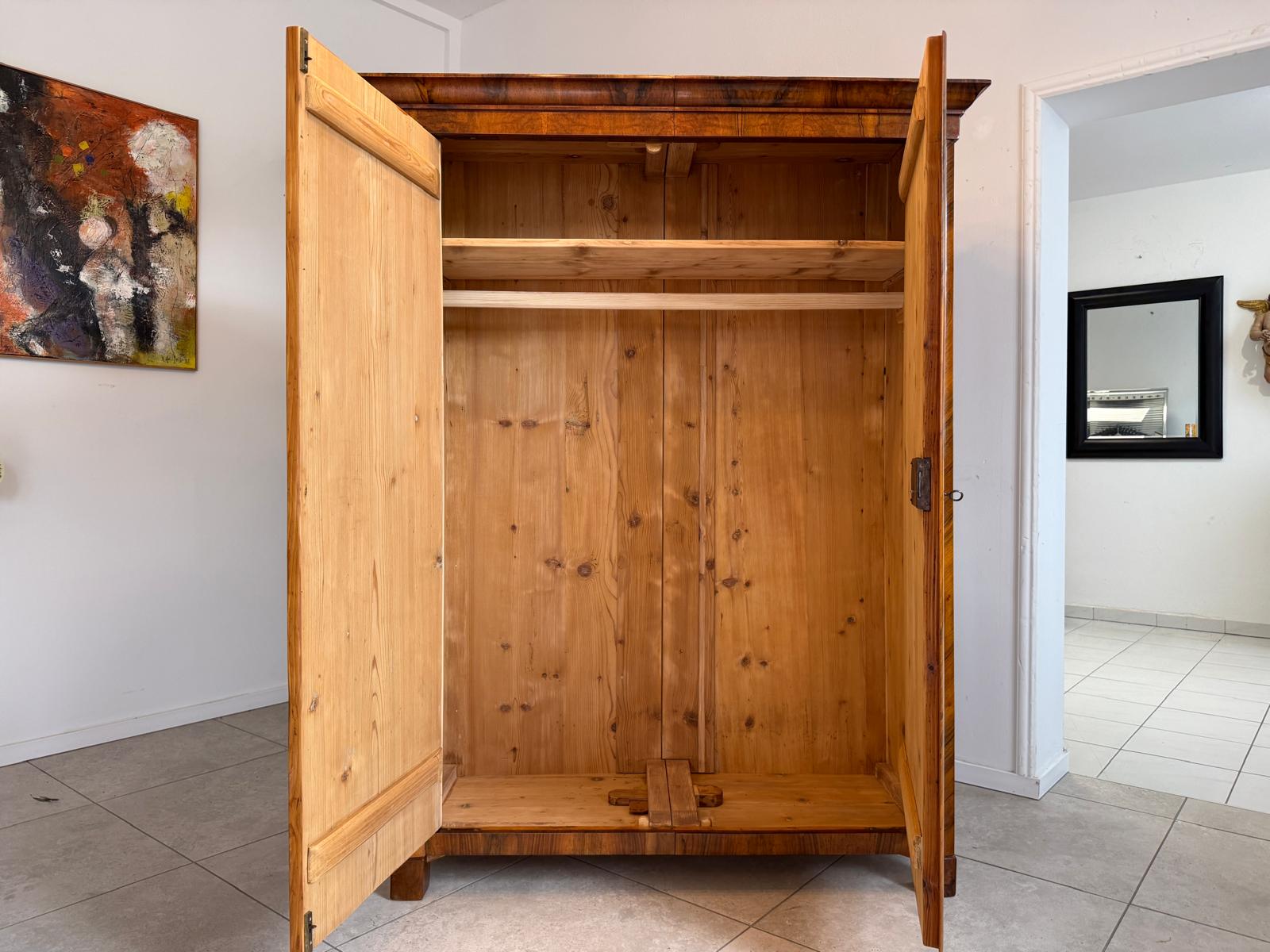 SALE Biedermeier Schrank Kleiderkasten Hallenschrank Antiquität Restauriert D2870