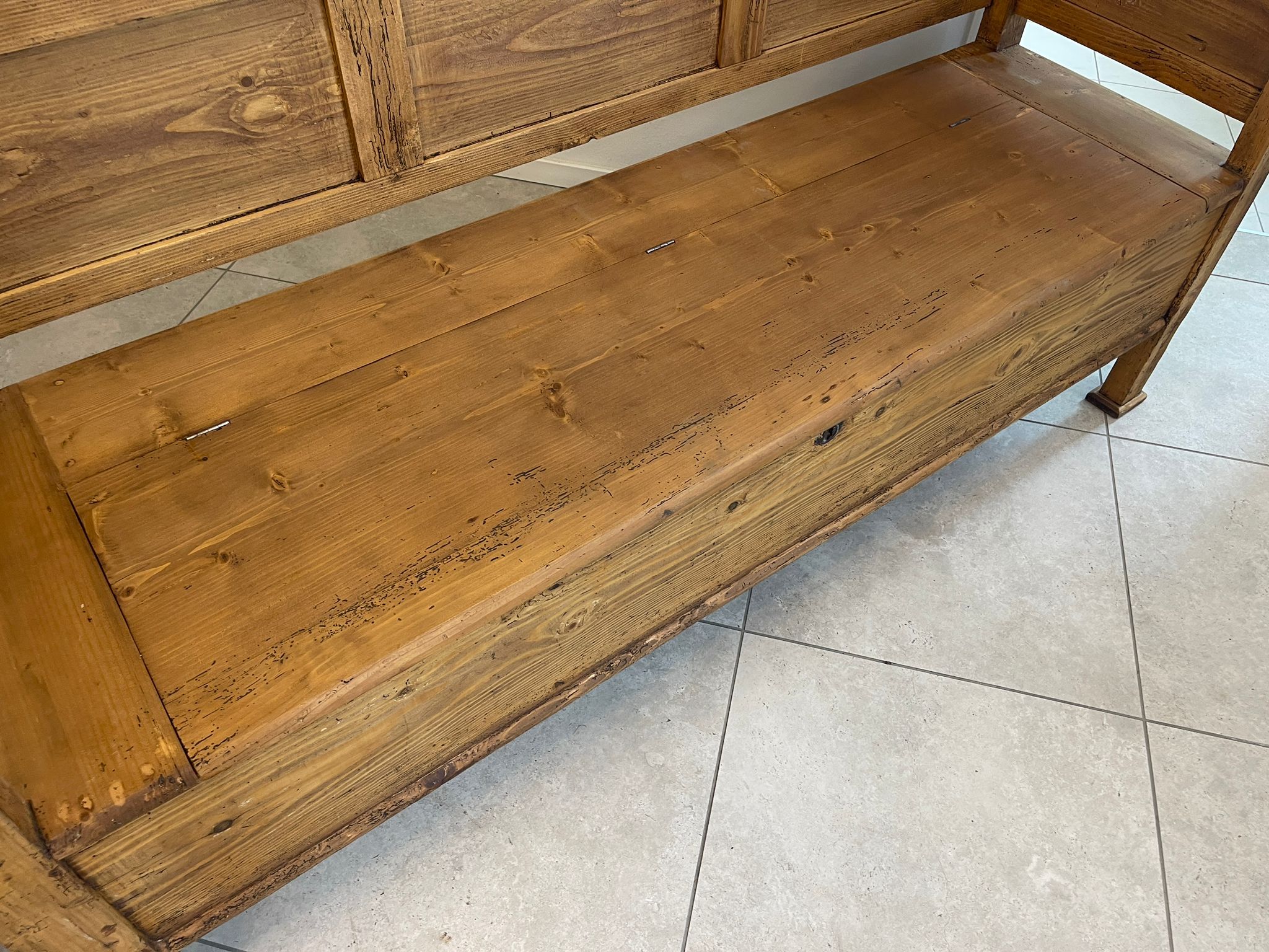 d50a484a-79d8-4111-b4e7-8bd0ce428b8b Provinzielle ORIGINALE Biedermeier Truhenbank Landhausbank A4863