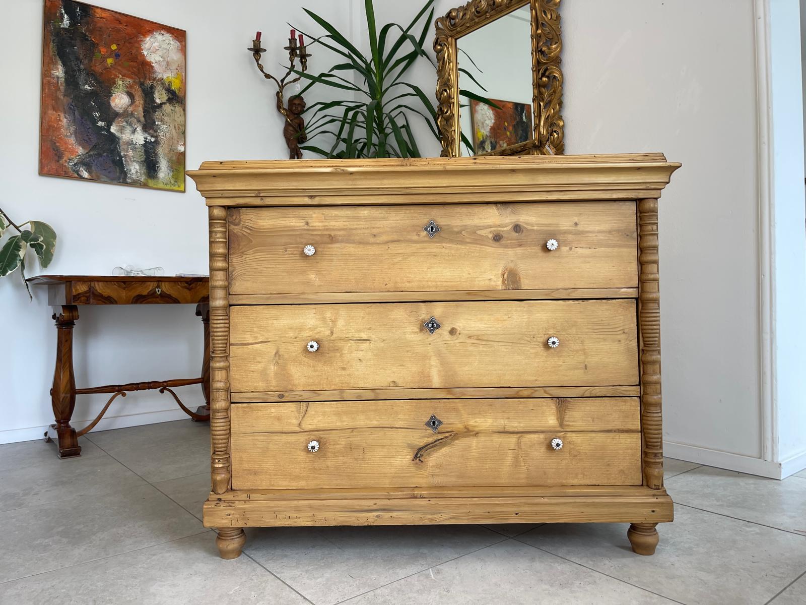 Gründerzeit Ladenkommode Ladenschrank Gründerzeit Bauernmöbel Porzellanknäufe G1684