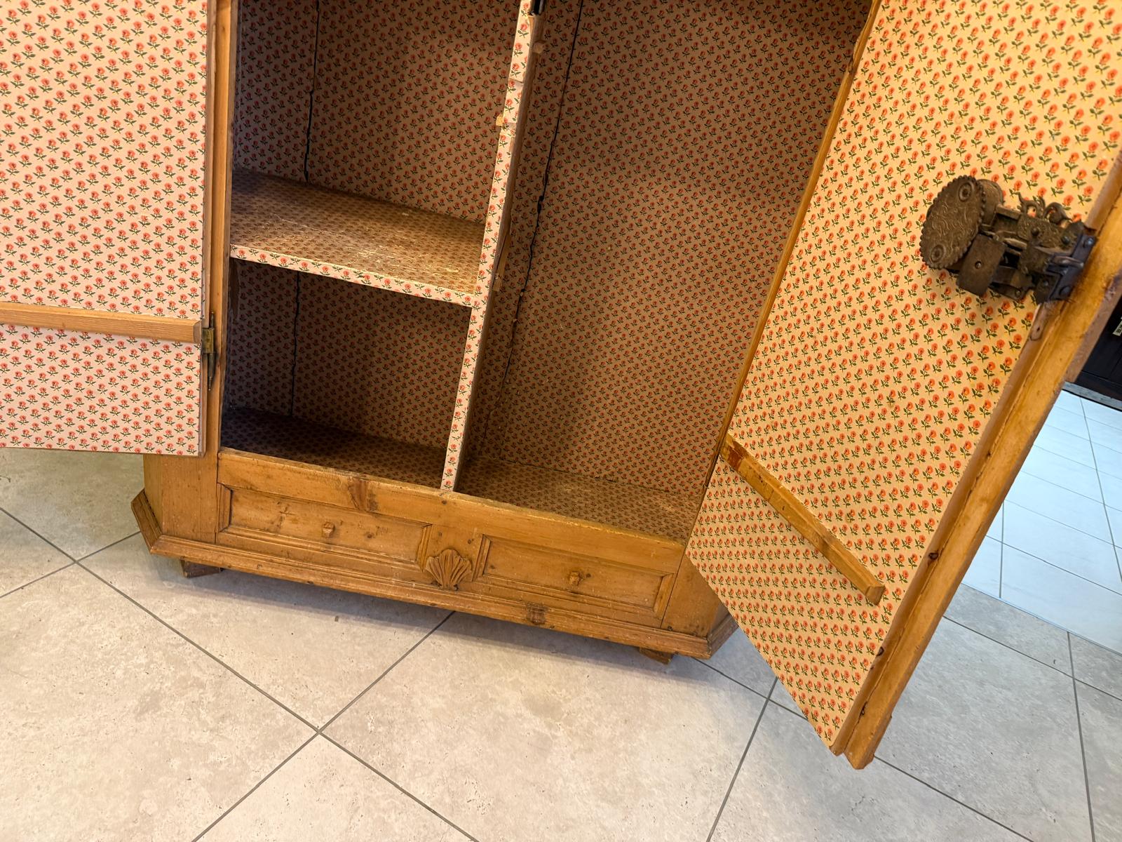 Barocker Brotschrank Almerschrank Vorratsschrank Bauernkasten Antik D1132