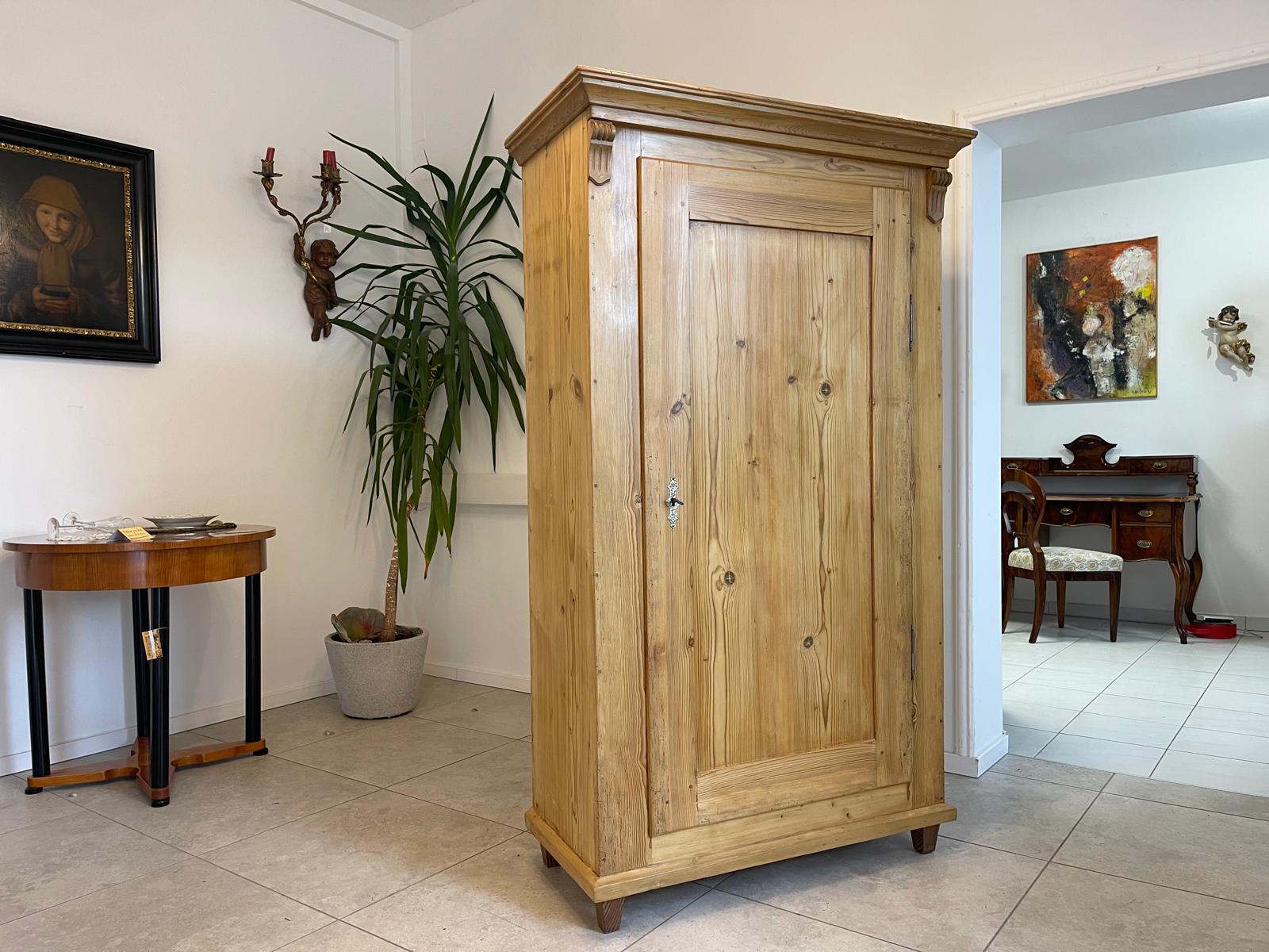 Uriger 1 türiger Bauernschrank Naturholzschrank Steiermark Bauernkasten Schrank G1258