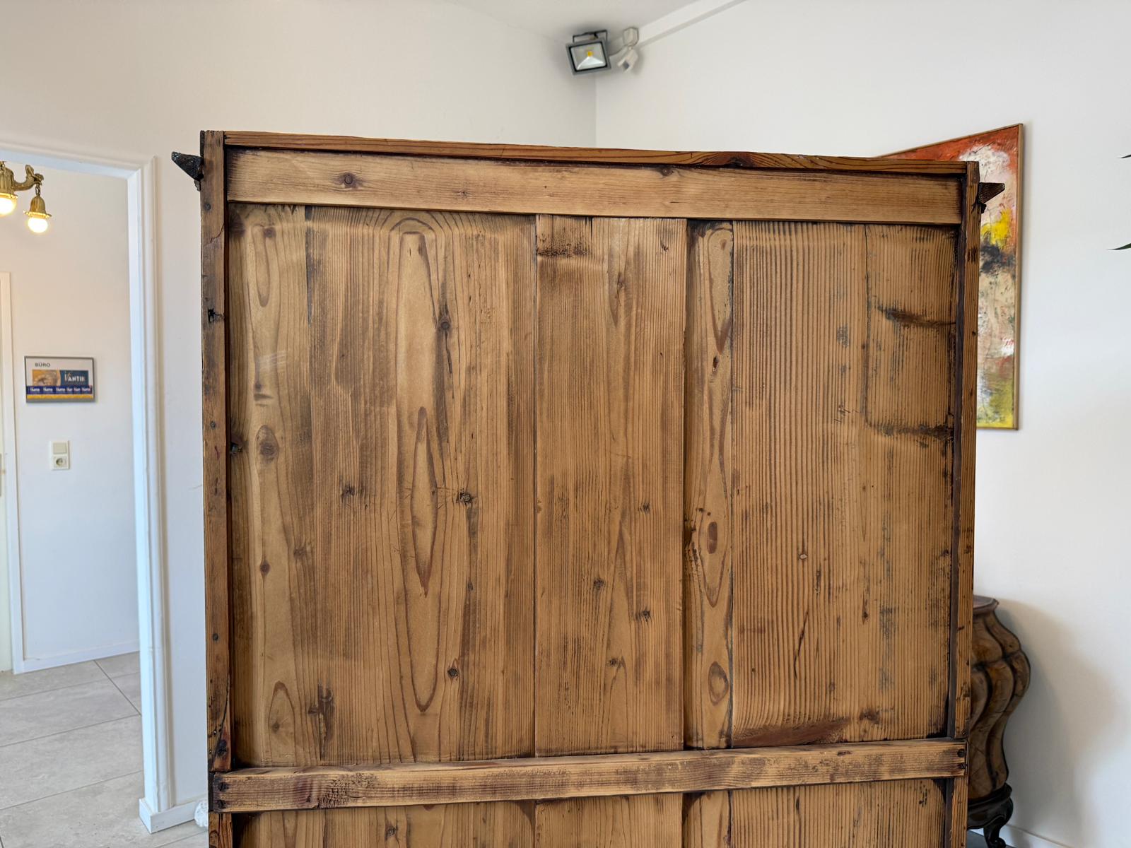 Antike Antiquität Spät Biedermeier Vitrine Bücherschrank Antiquität D1189