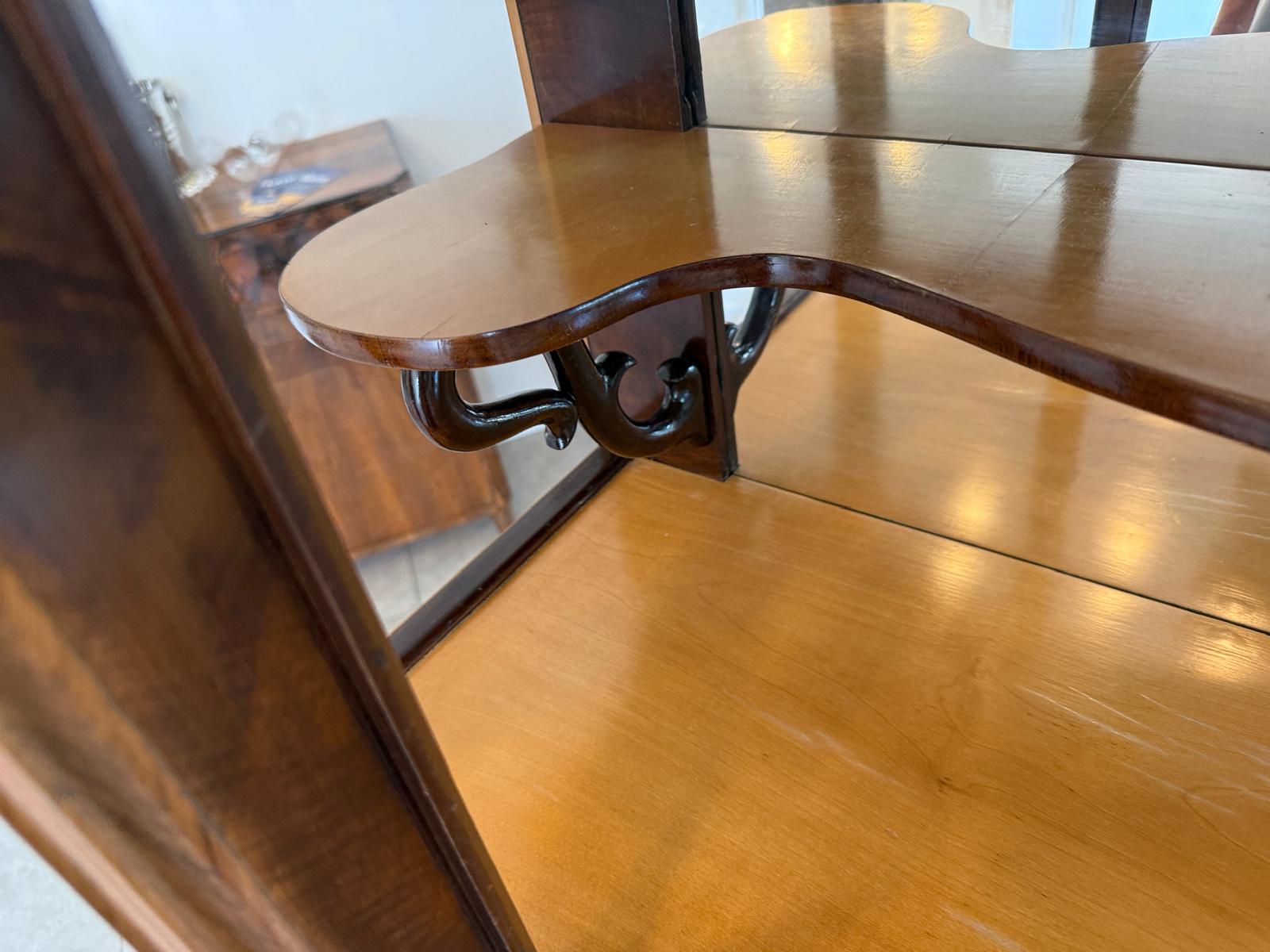 SALE Authentische Biedermeier Vitrine Bücherschrank Sammlervitrine Antiquität G1955