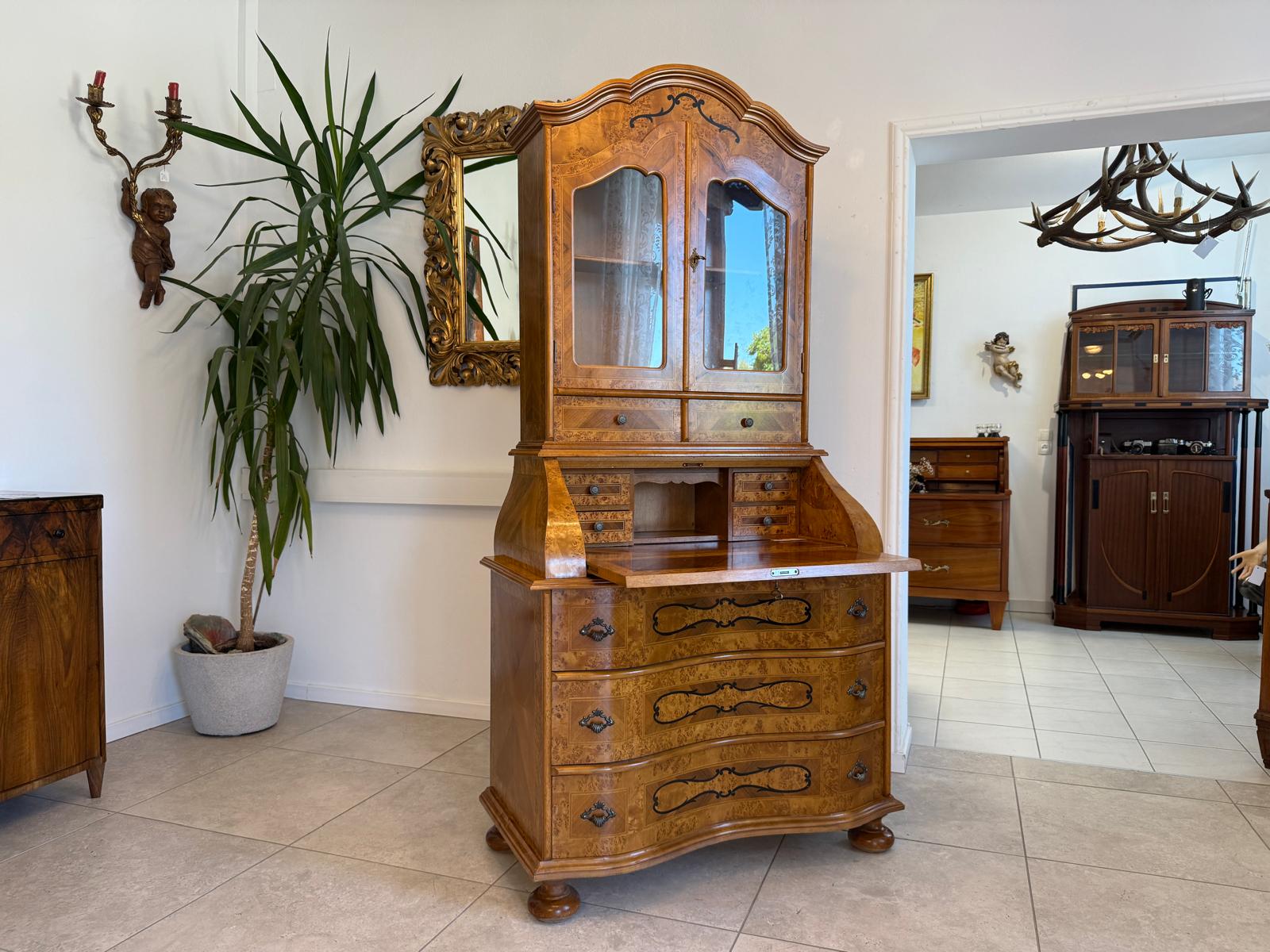 Tabernakel Barockstil Aufsatzsekretär Ladenschrank G1995