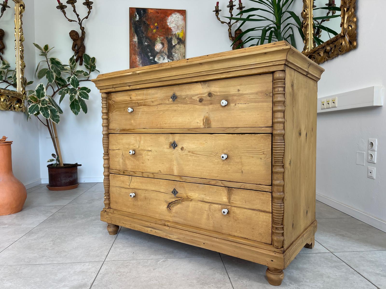 Gründerzeit Ladenkommode Ladenschrank Gründerzeit Bauernmöbel  Porzellanknäufe G1684